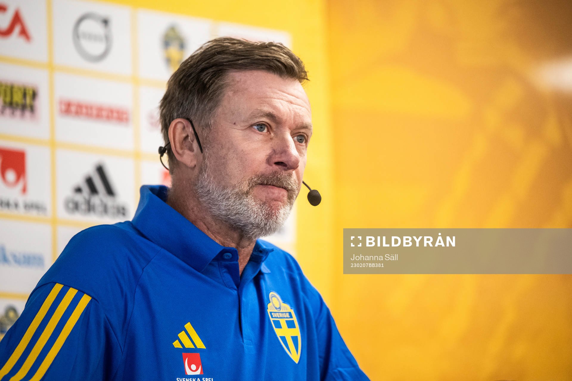 Peter Gerhardsson, head coach of the Swedish women’s