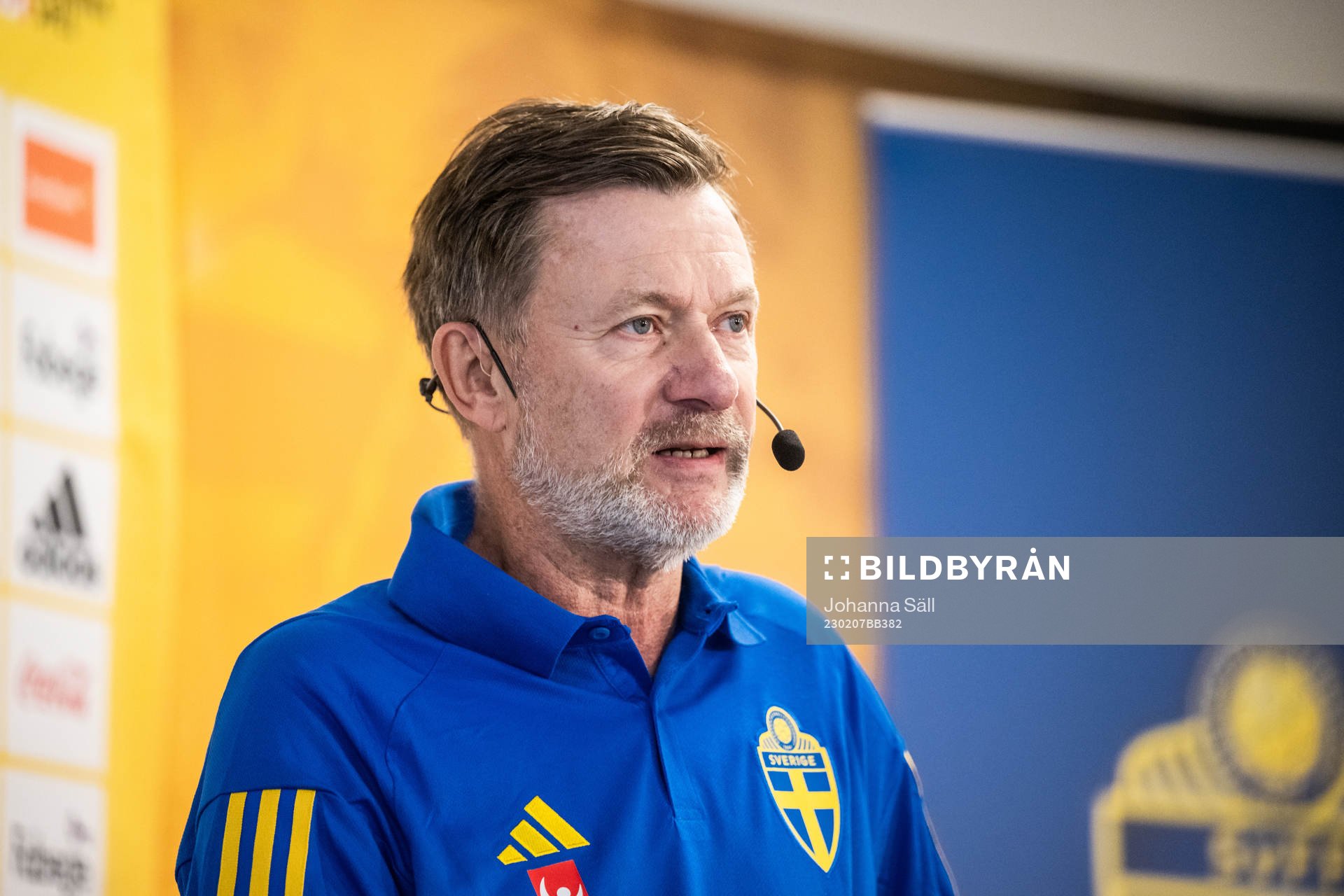Peter Gerhardsson, head coach of the Swedish women’s