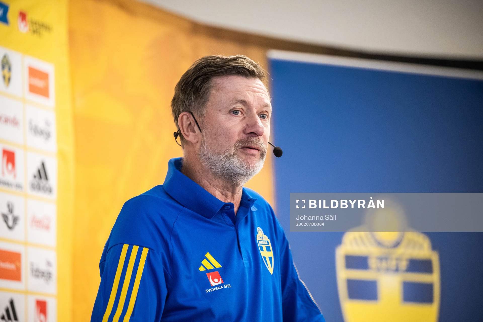 Peter Gerhardsson, head coach of the Swedish women’s