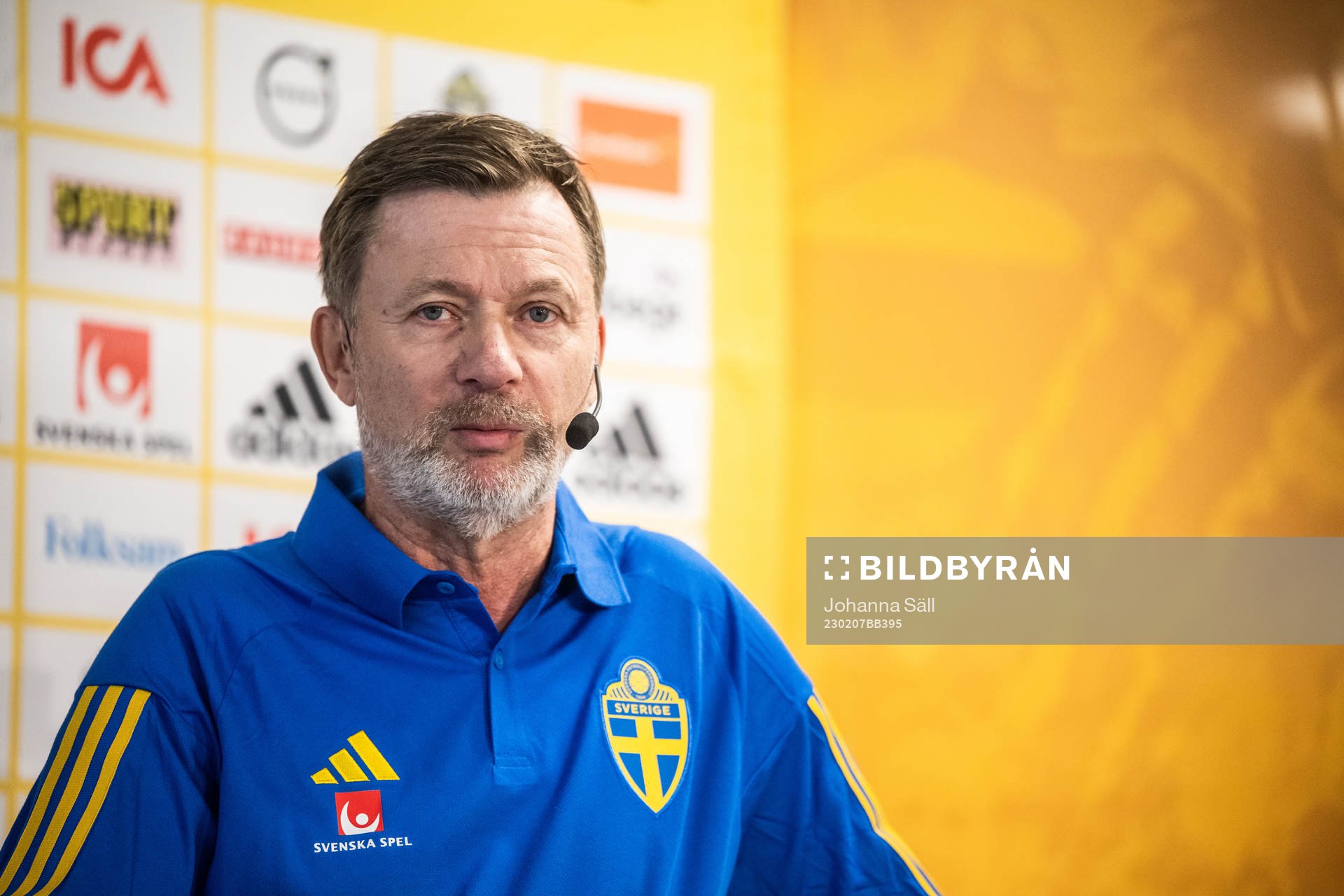 Peter Gerhardsson, head coach of the Swedish women’s