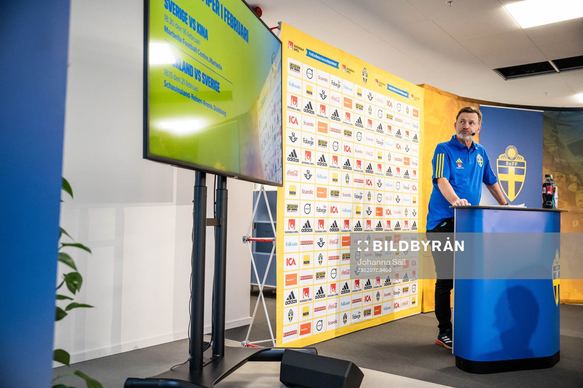 Peter Gerhardsson, head coach of the Swedish women’s