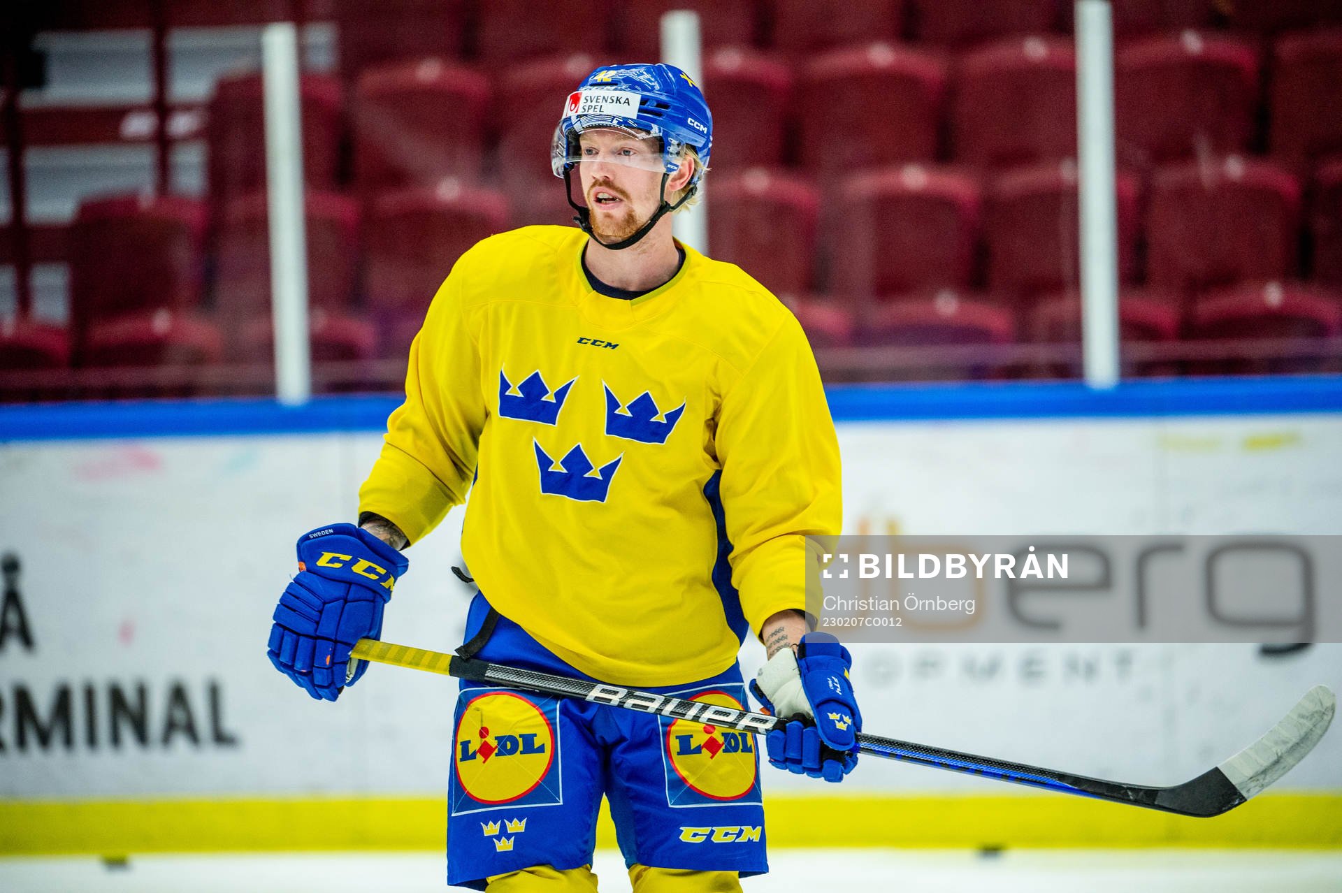 Joakim Nordström of Sweden at a practice session