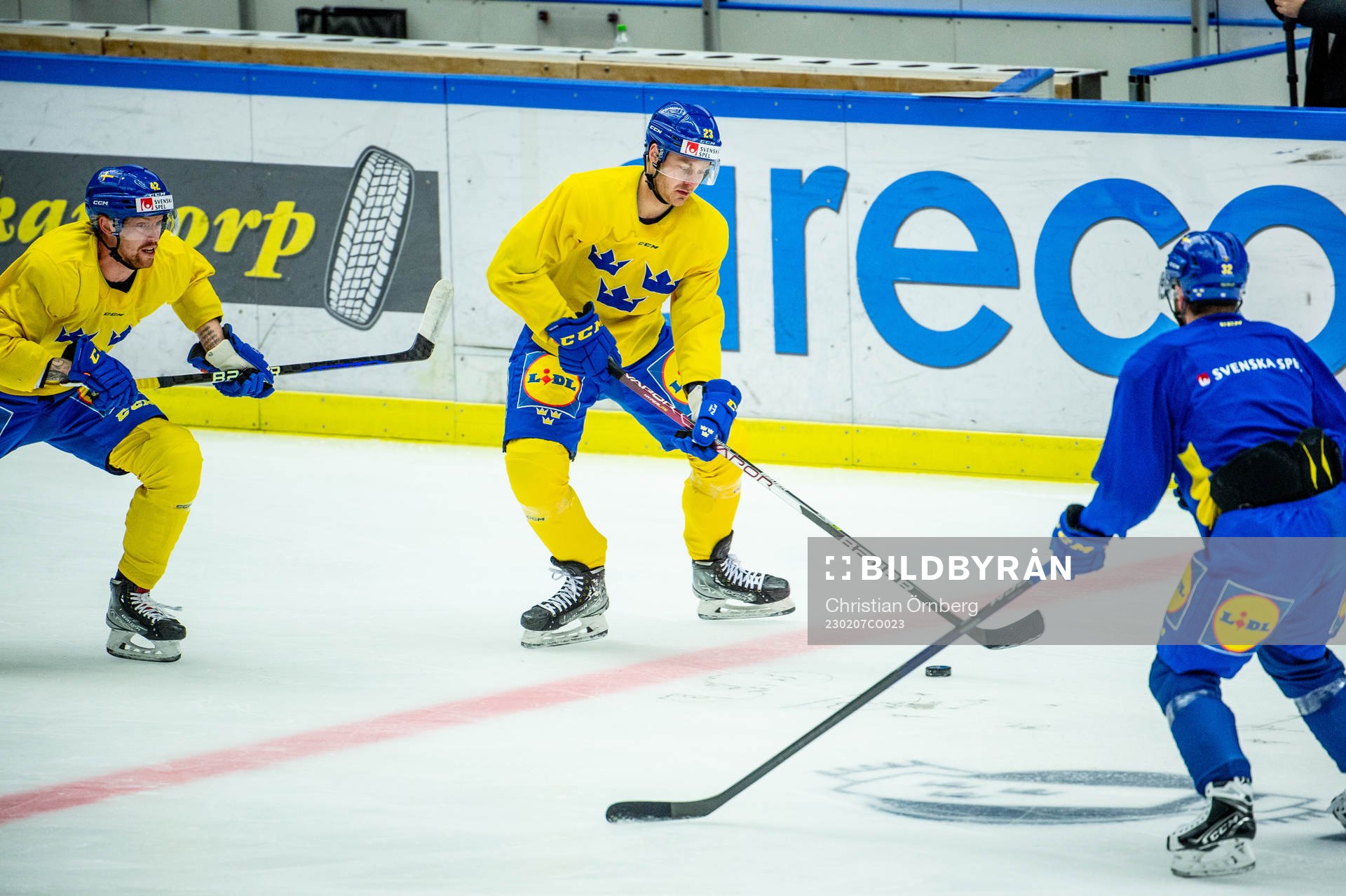 Joakim Nordström, Lucas Wallmark and Lukas Bengtsson of