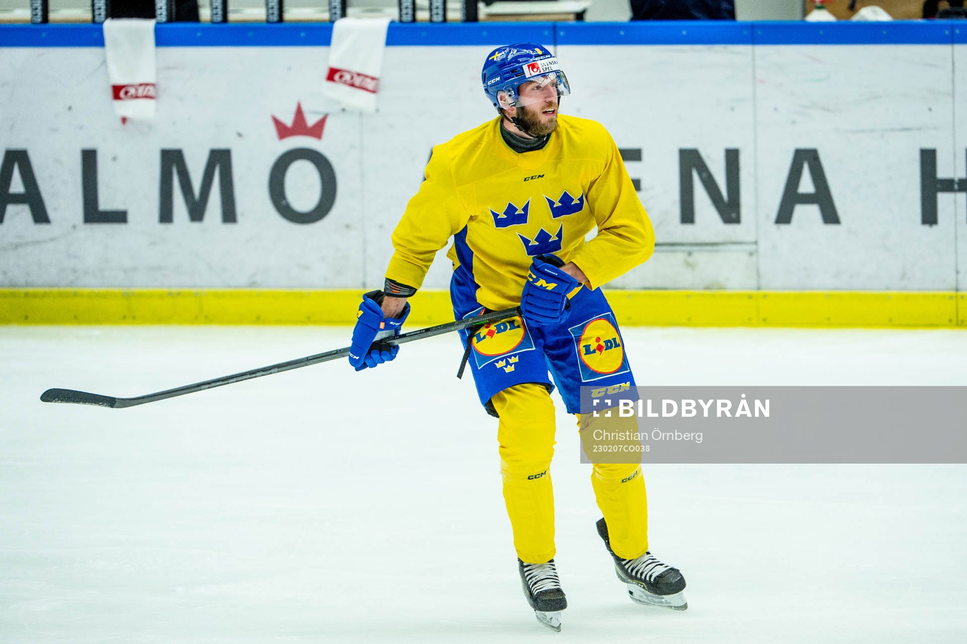 Petter Granberg of Sweden at a practice session