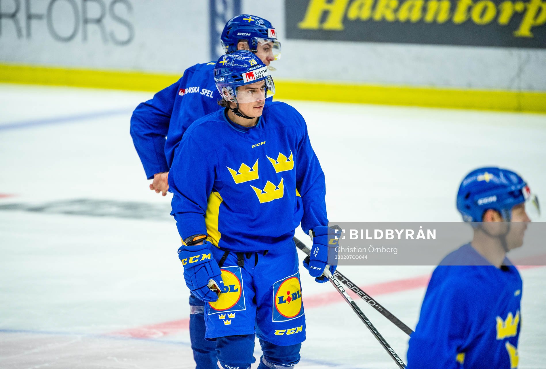 André Petersson of Sweden at a practice session