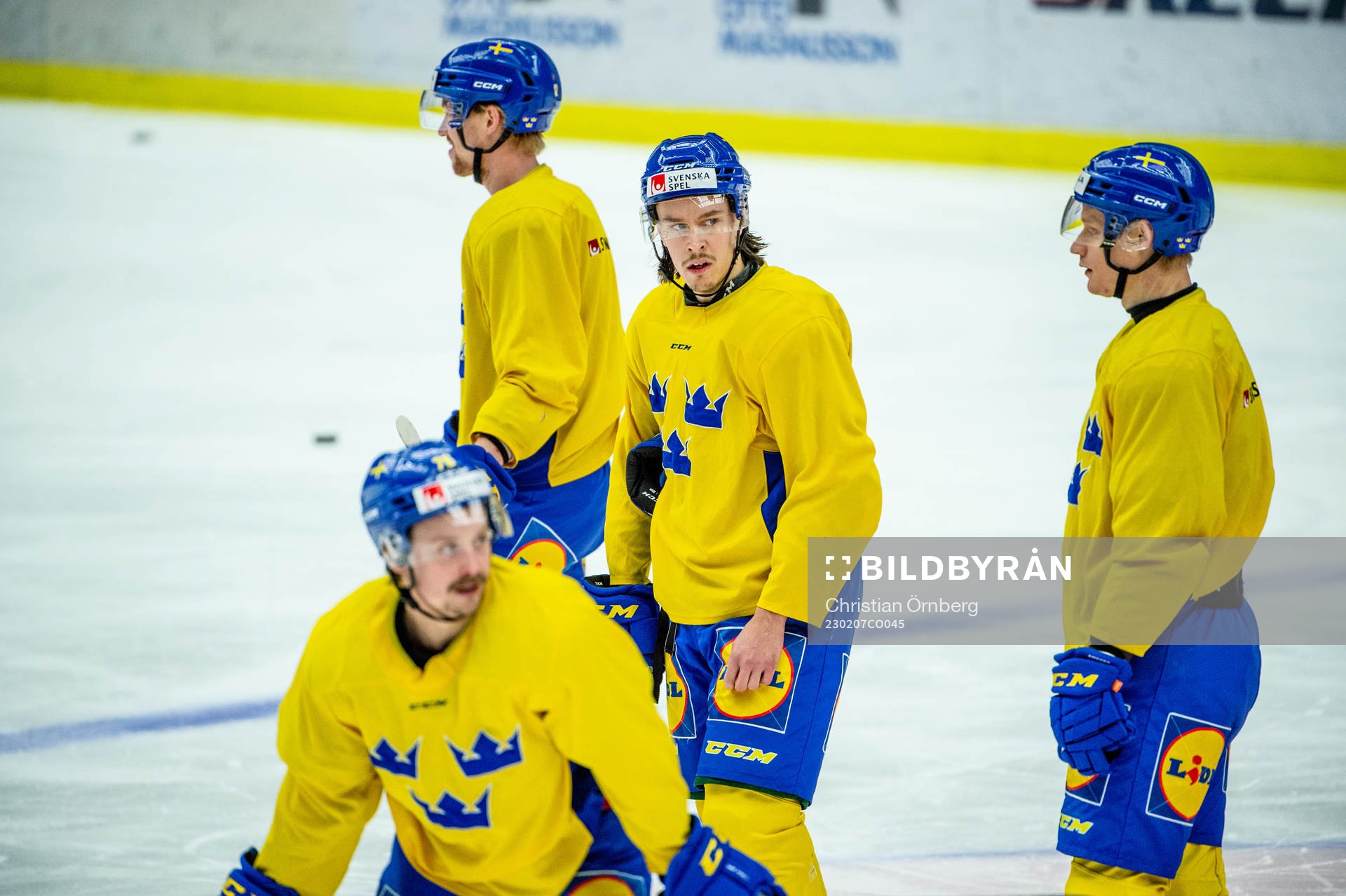 Joakim Nygård of Sweden at a practice session