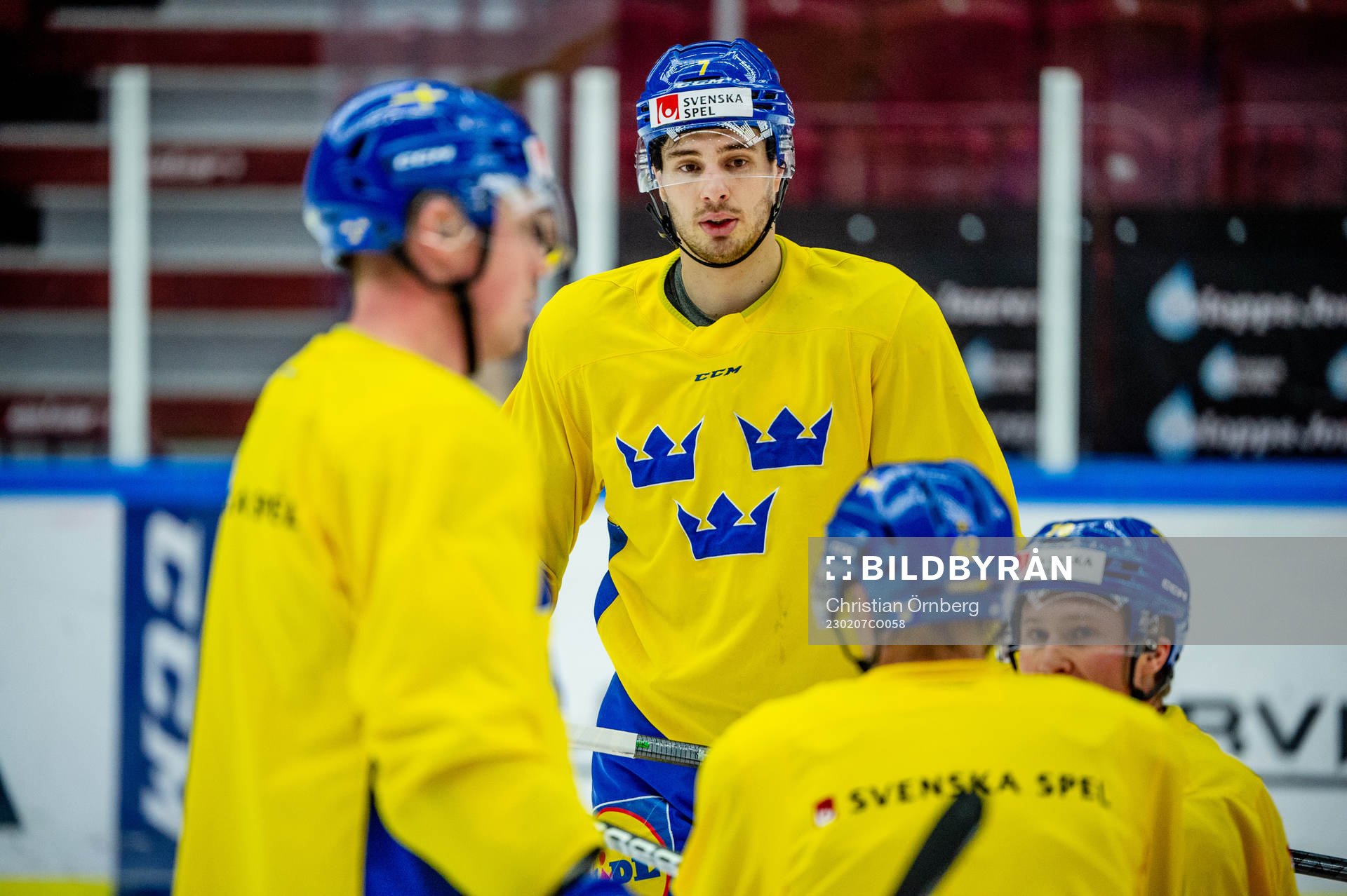 Hardy Häman Aktell of Sweden at a practice session