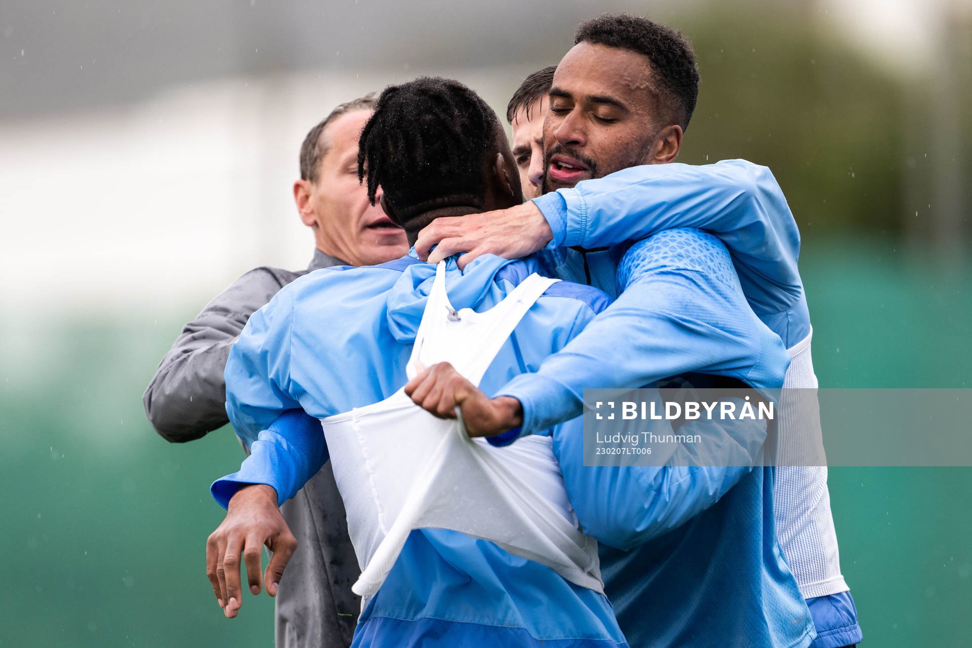 Mohamed Buya Turay, Isaac Kiese Thelin och  Patriot Sejdiu