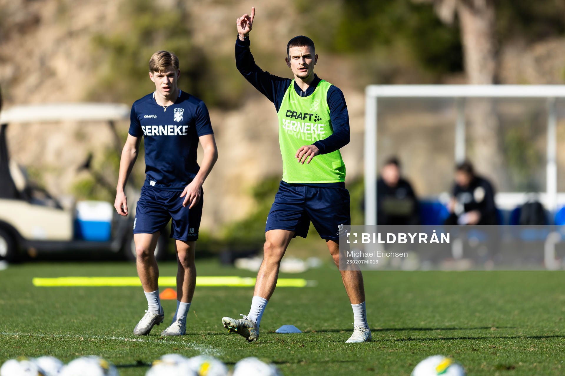 IFK Göteborgs Felix Eriksson och Filip Ambroz