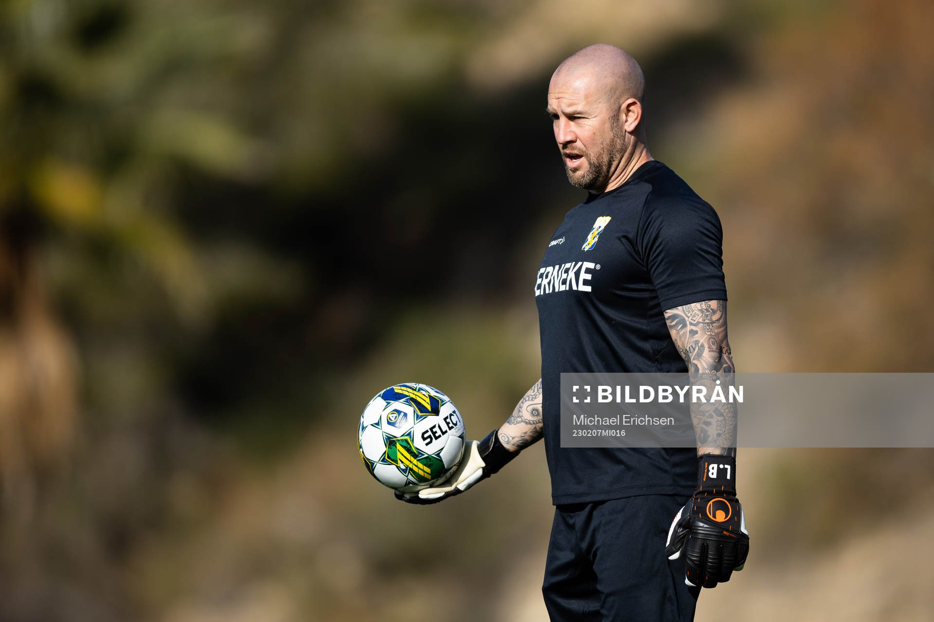 IFK Göteborgs målvaktstränare Lee Baxter