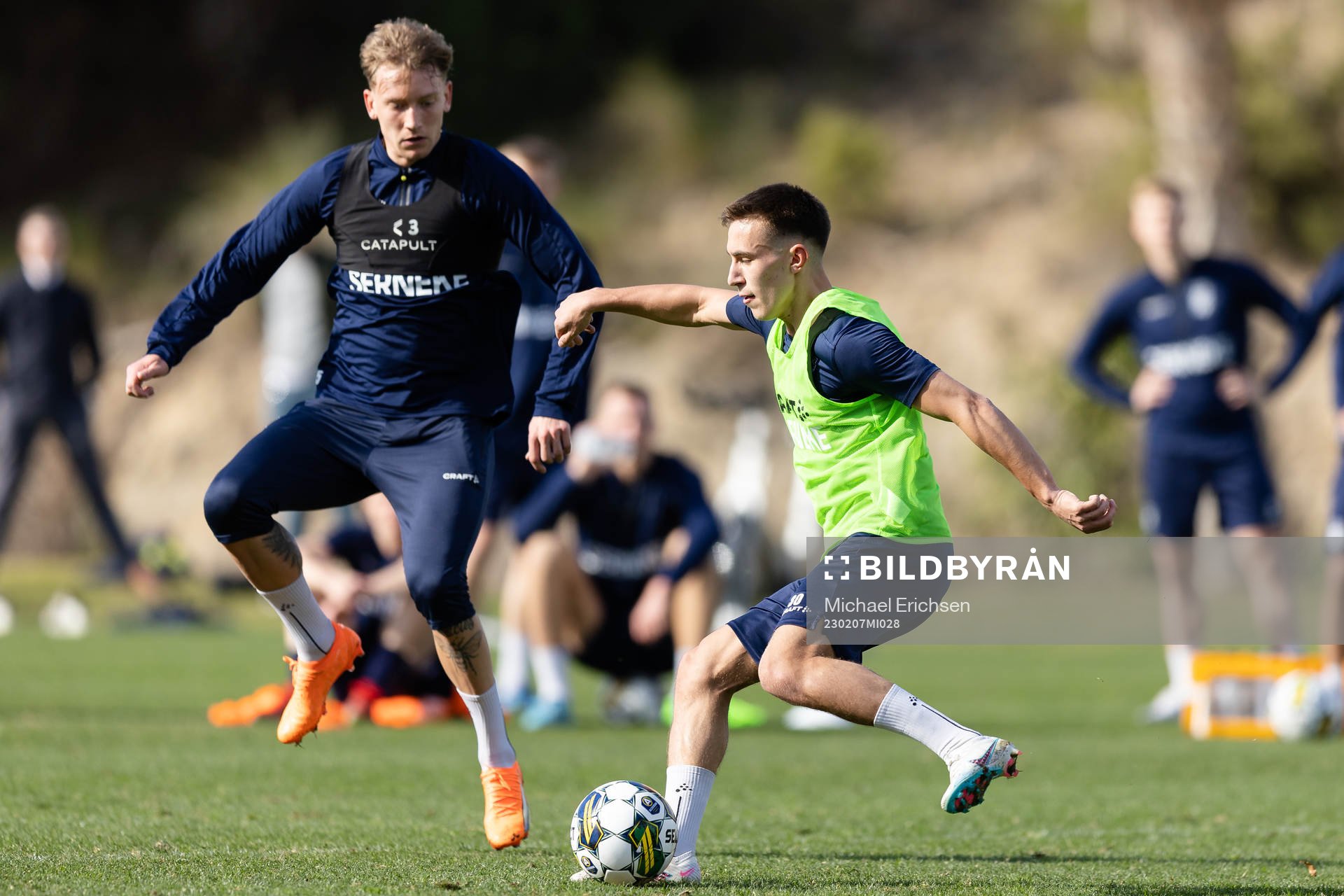 IFK Göteborgs Sebastian Hausner  och Anton Kurochkin