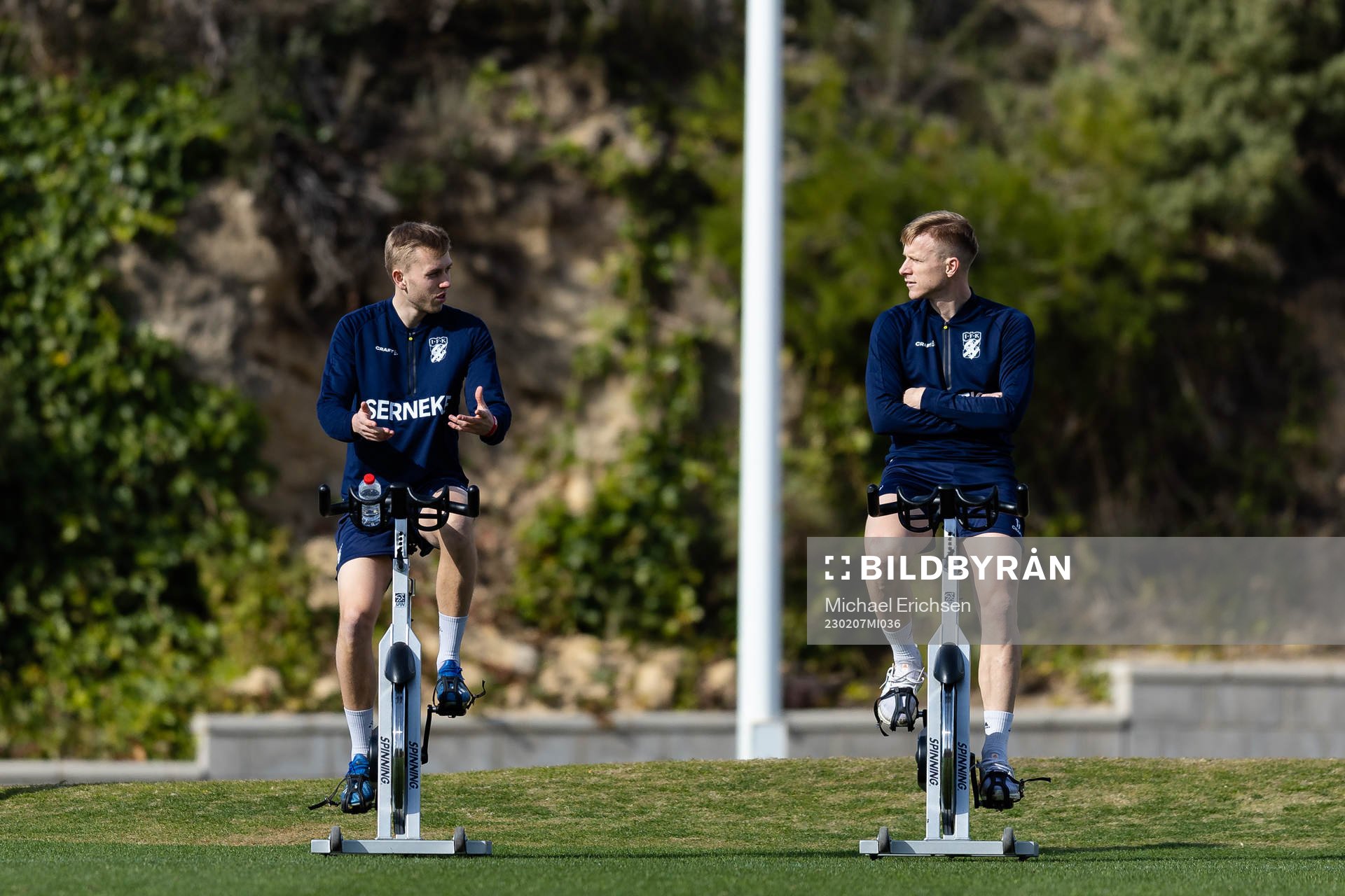IFK Göteborgs Elias Hagen och Oscar Wendt