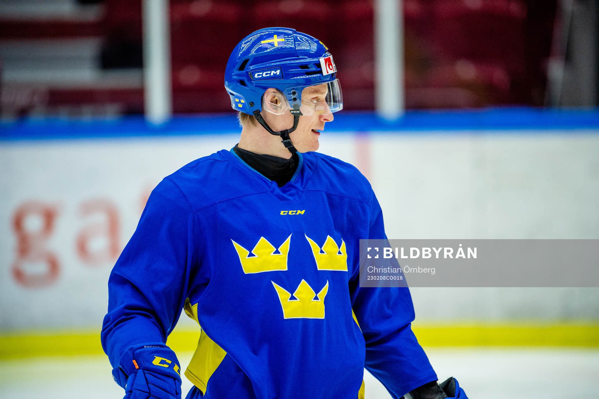 Anton Bengtsson of Sweden at a practice session