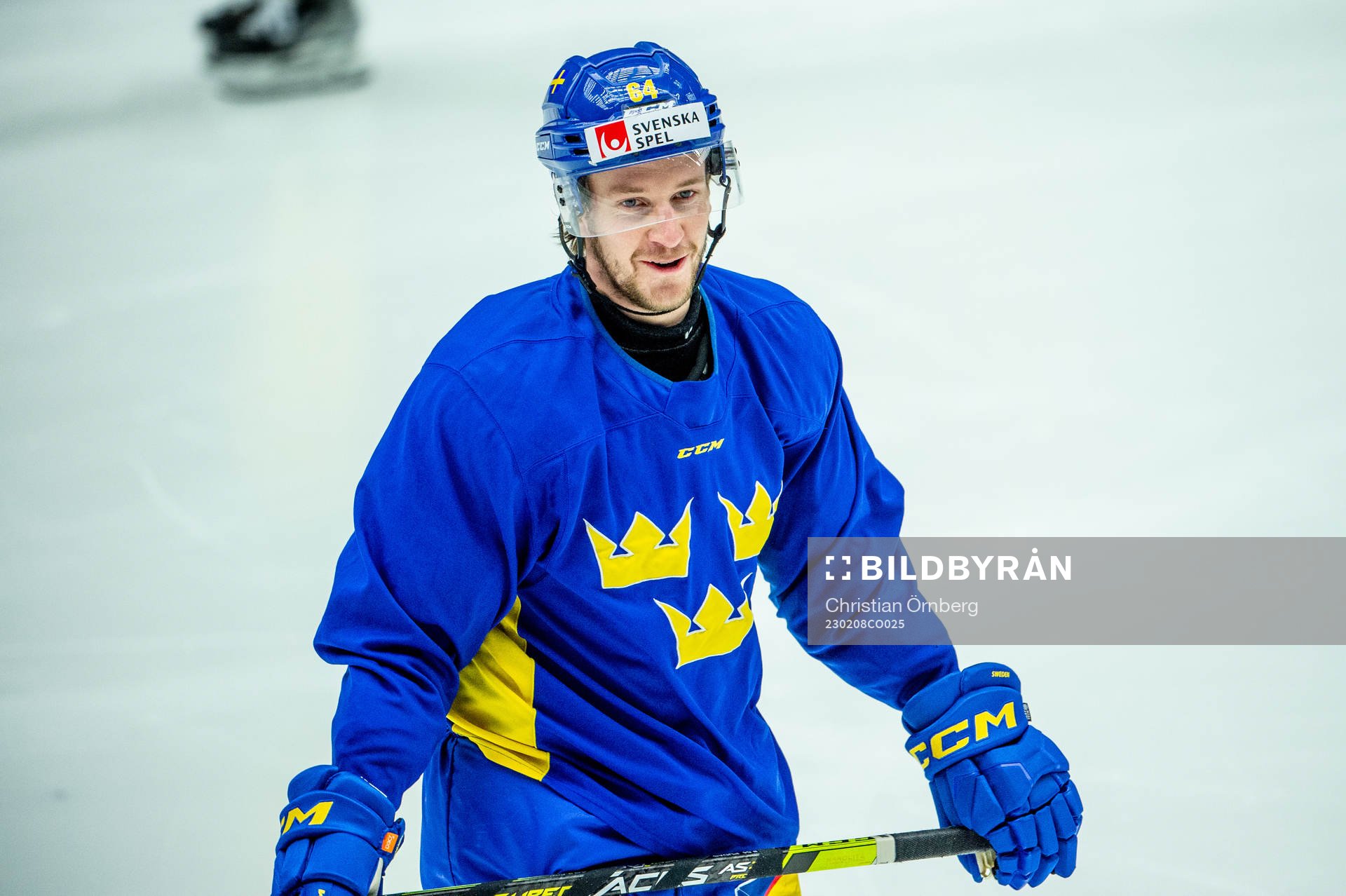 Jonathan Pudas of Sweden at a practice session