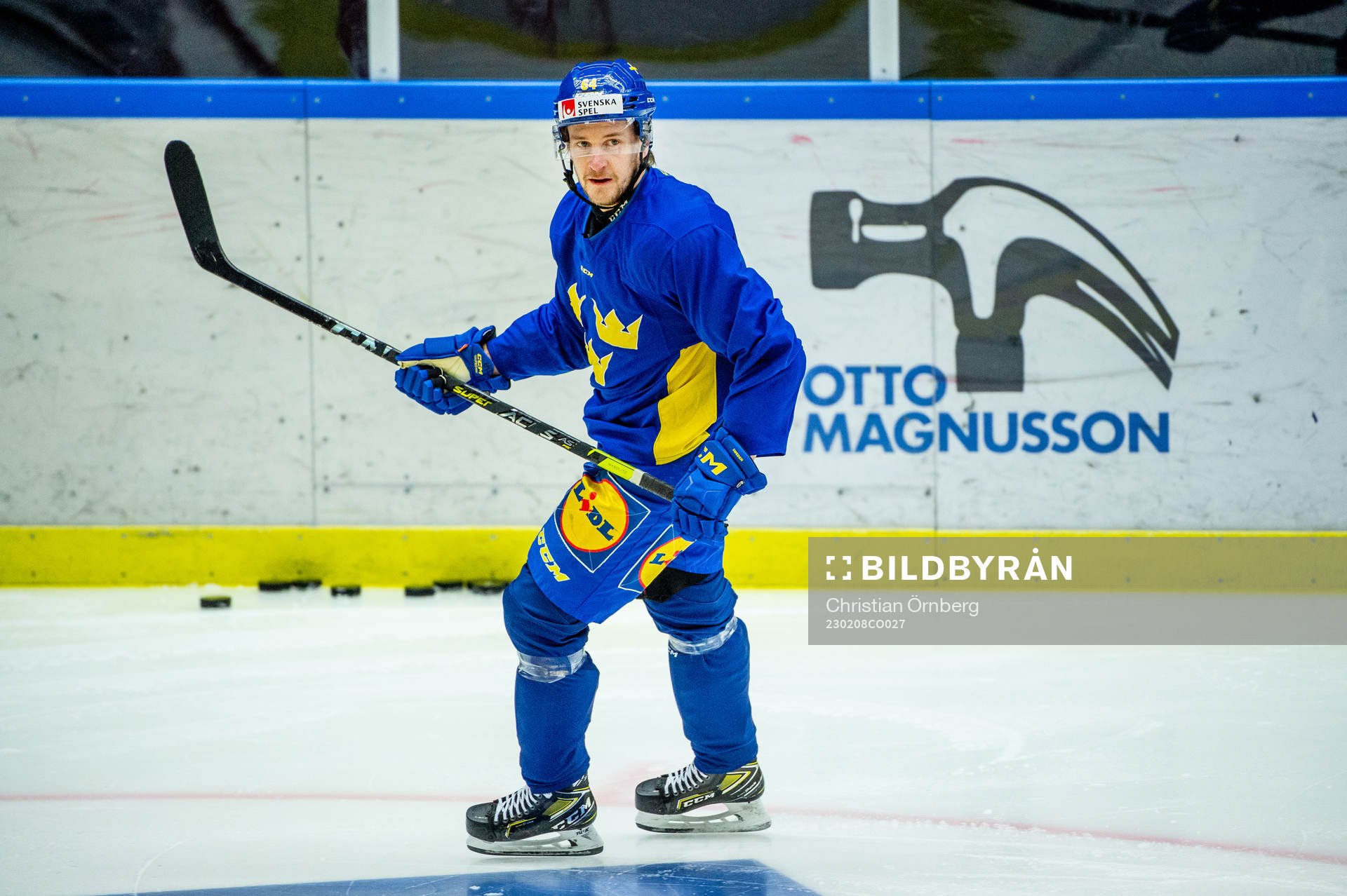 Jonathan Pudas of Sweden at a practice session