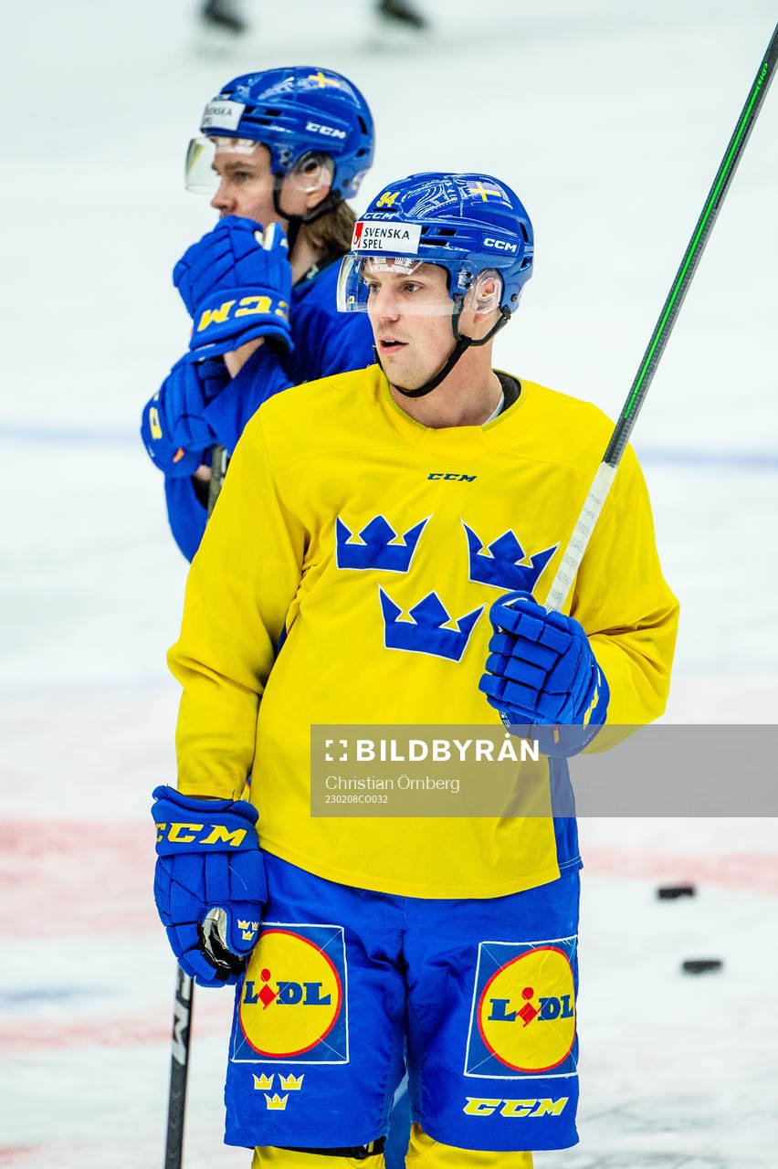 Joel Persson of Sweden at a practice session