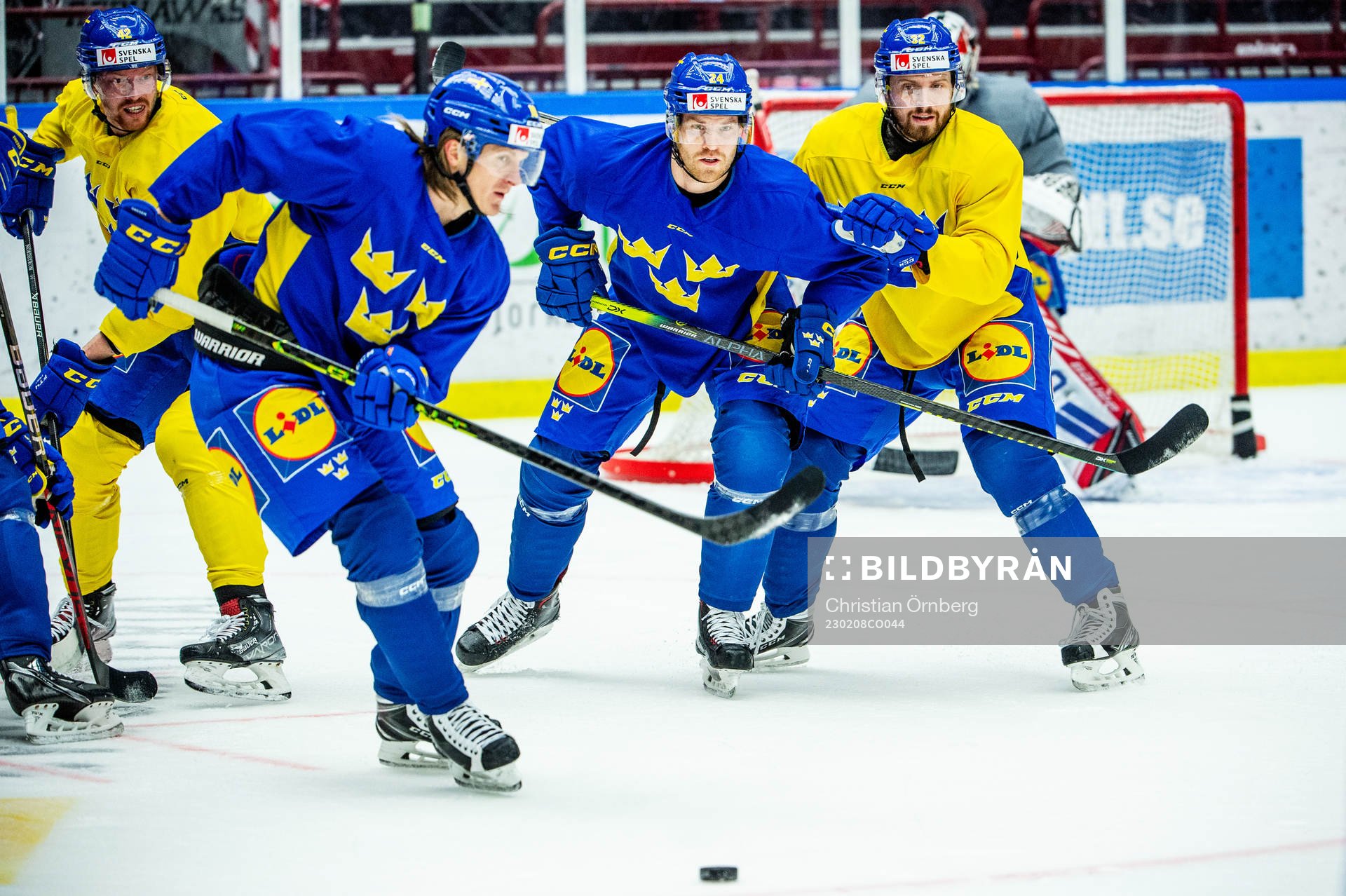 Marcus Sörensen, Oscar Lindberg and Lukas Bengtsson of