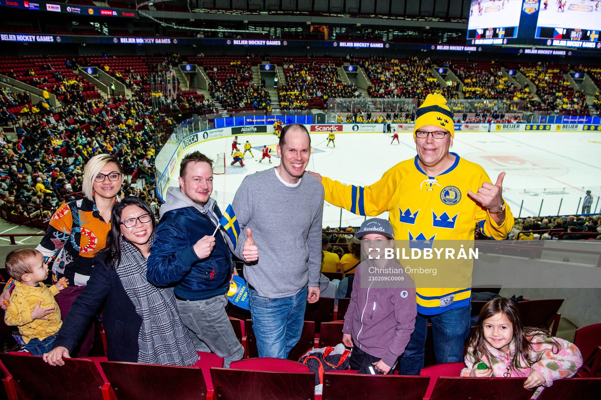 Swedish supporters