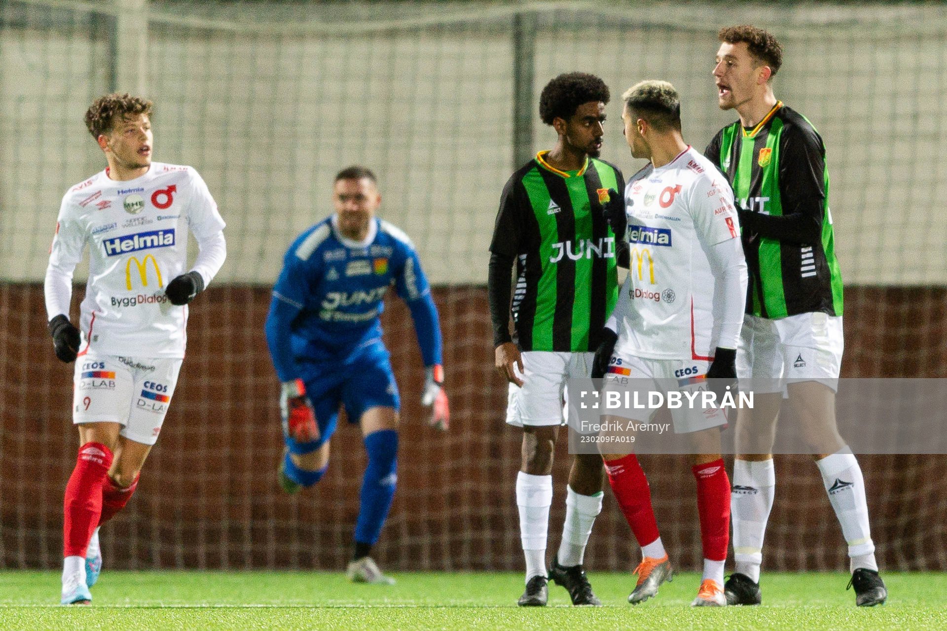 Bråk mellan Harun Ibrahim och Degerfors Diego Campos