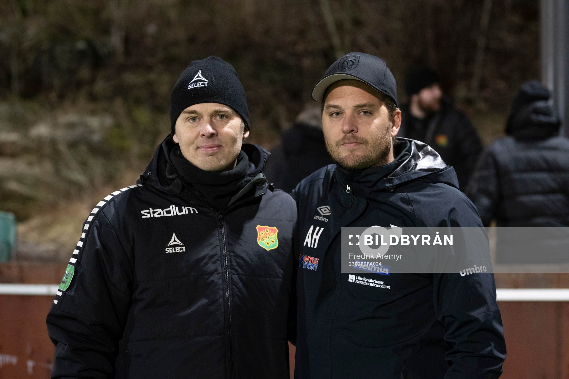 GAIS huvudtränare Fredrik Holmberg och Degerfors tränare