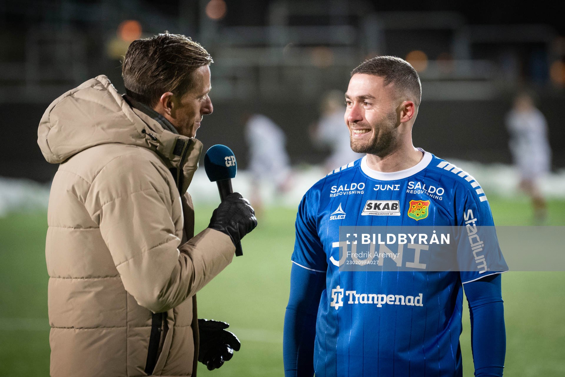 GP´s Simon Pettersson Intervjuvar GAIS målvakt Mergim