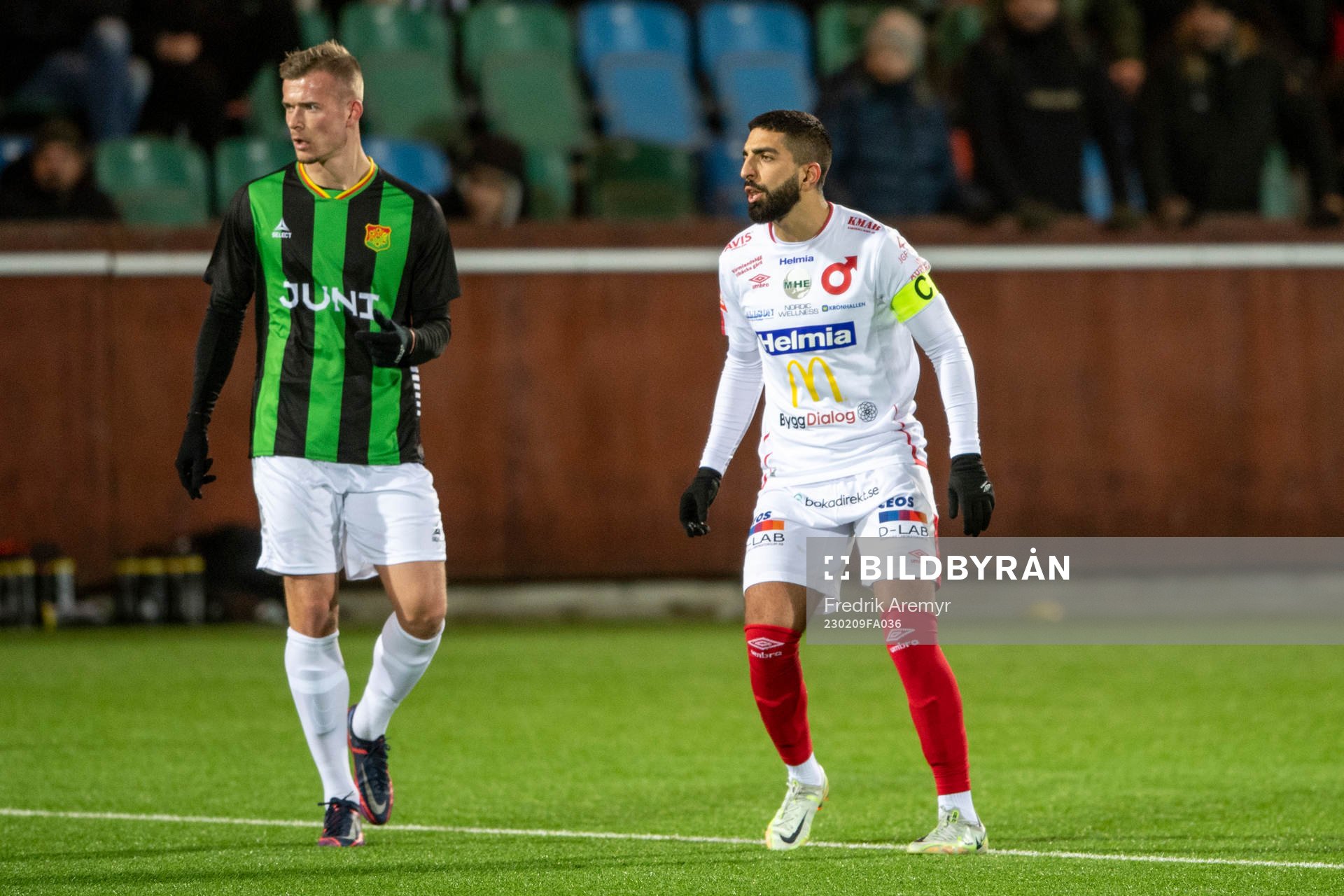 GAIS Alexander Ahl Holmström och Degerfors Sean Sabetkar