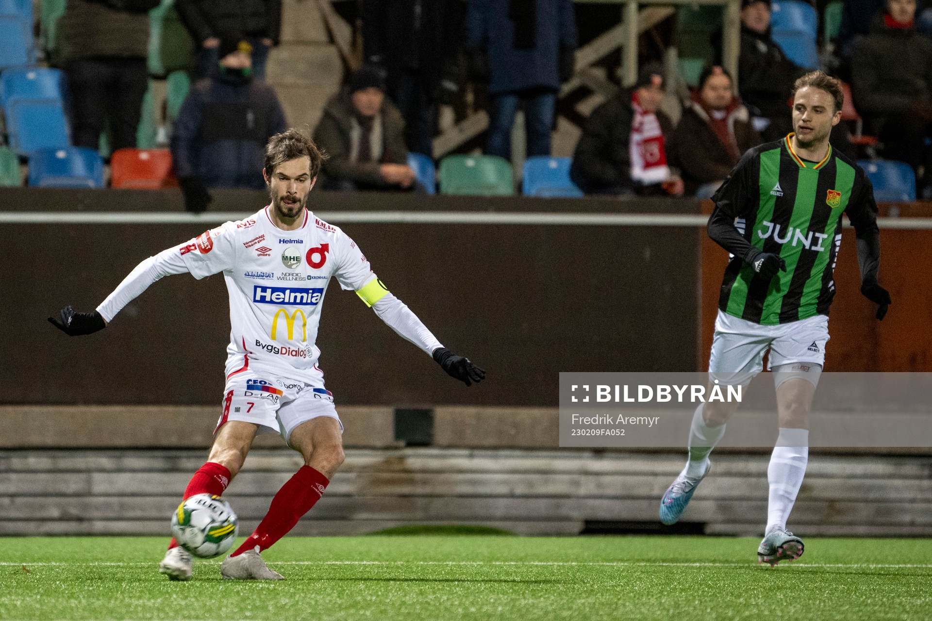 Degerfors Sebastian Ohlsson och GAIS Gustav Lundgren