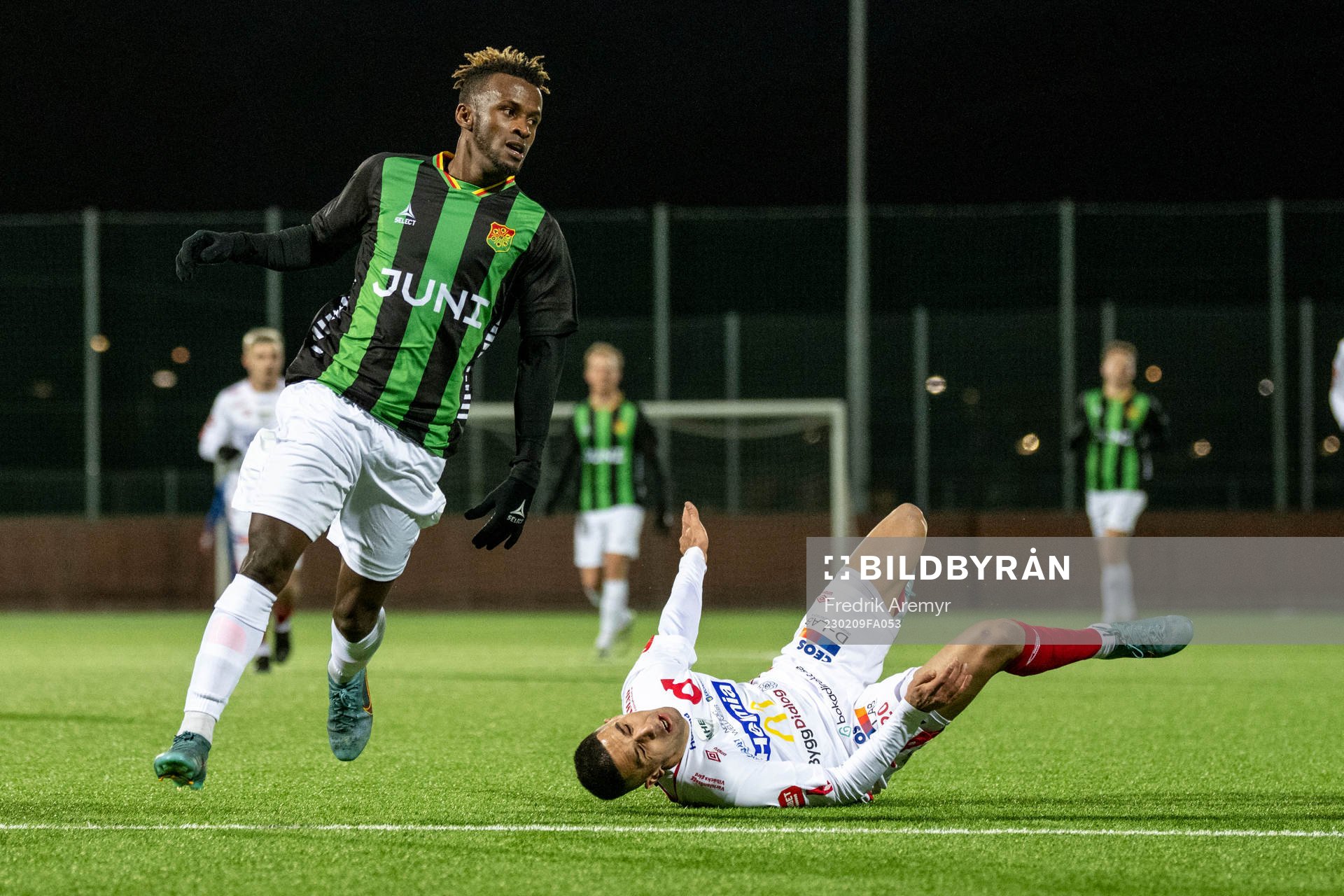 GAIS Rickard Emeka Friday och Degerfors Elyas Bouzaiene
