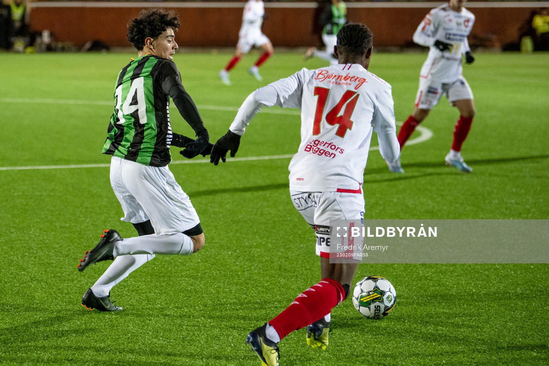 GAIS Mohamed Bawa och Degerfors De Pievre Ilunga
