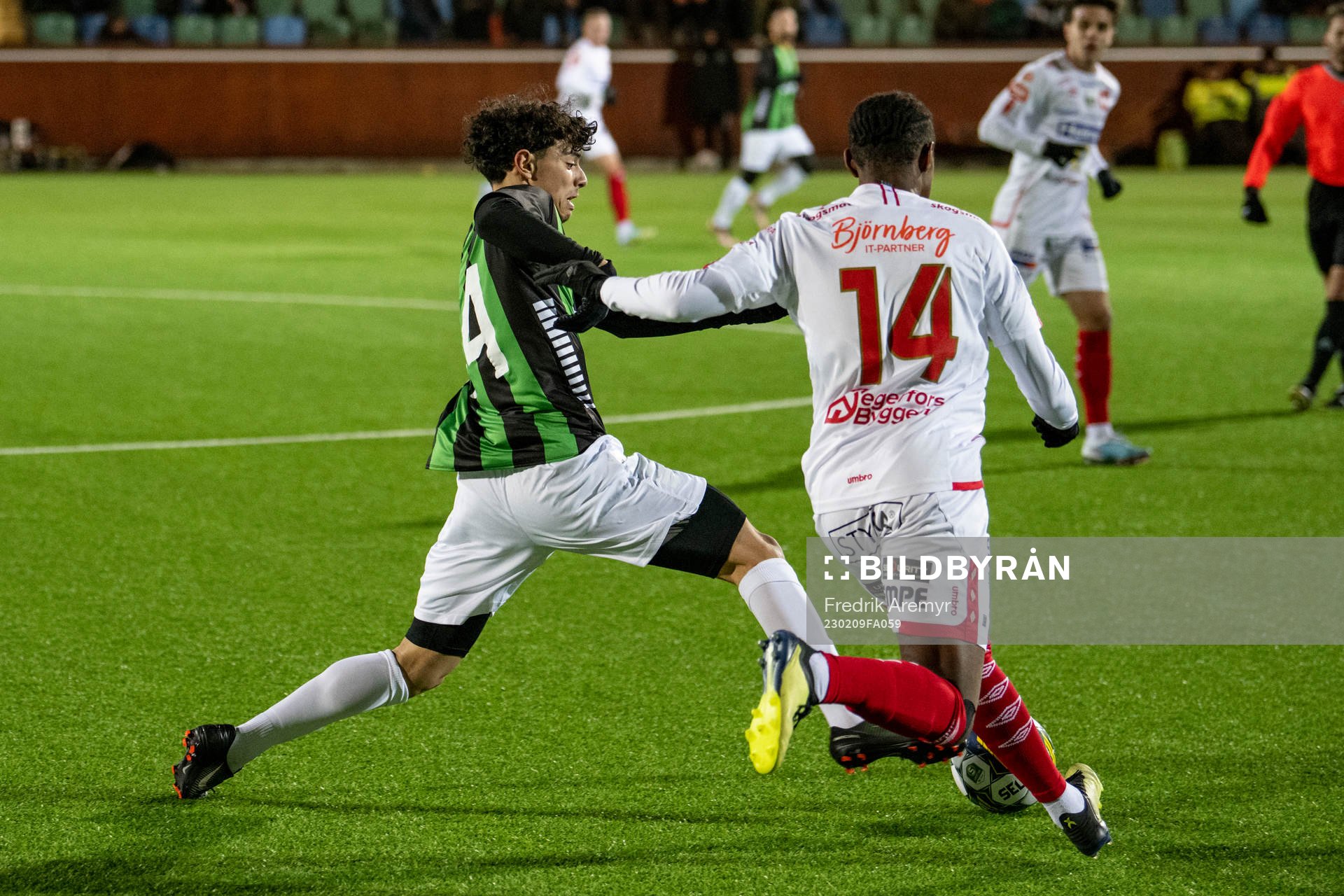 GAIS Mohamed Bawa och Degerfors De Pievre Ilunga