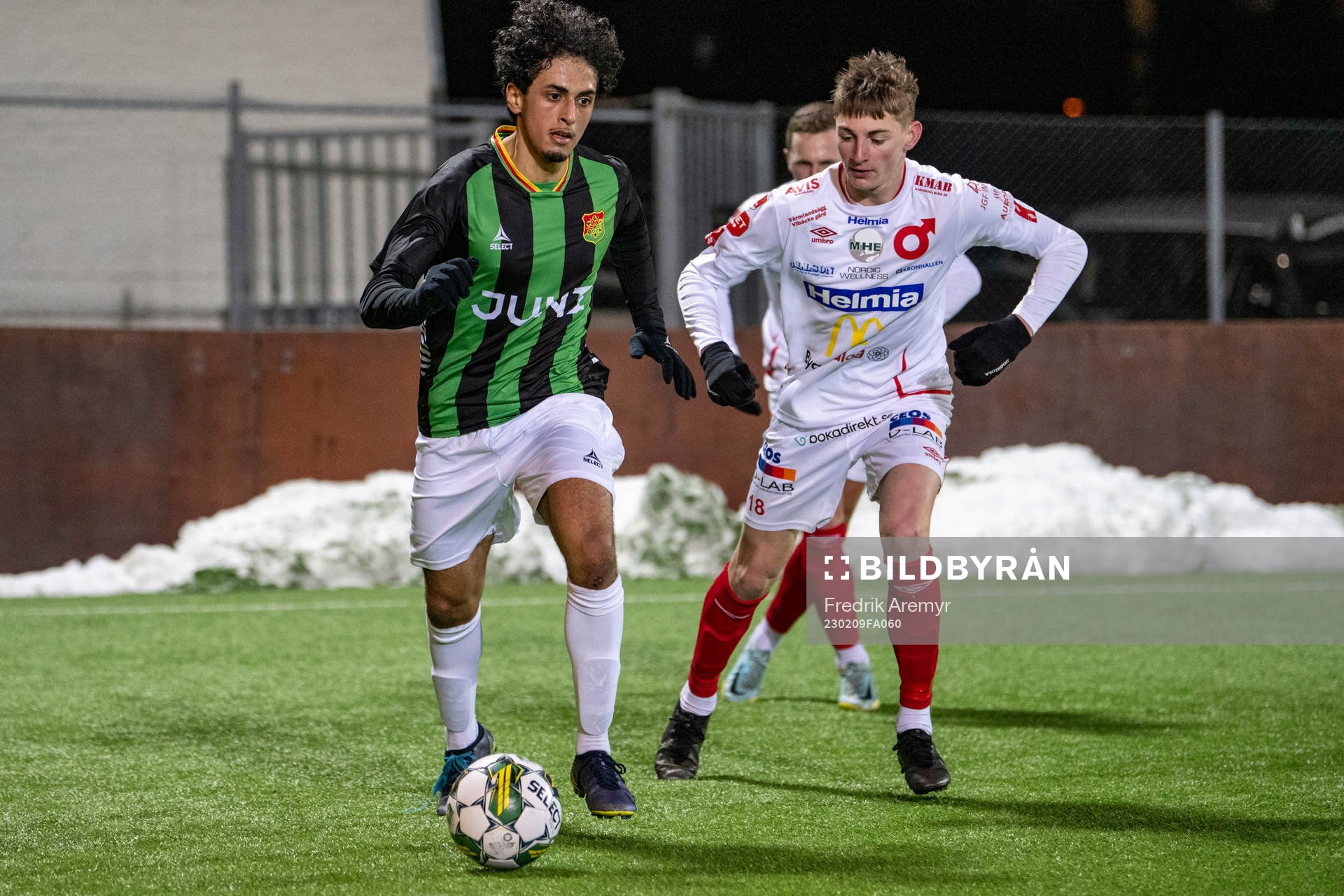 GAIS Amr Belhaj och Degerfors Jamie Bichis