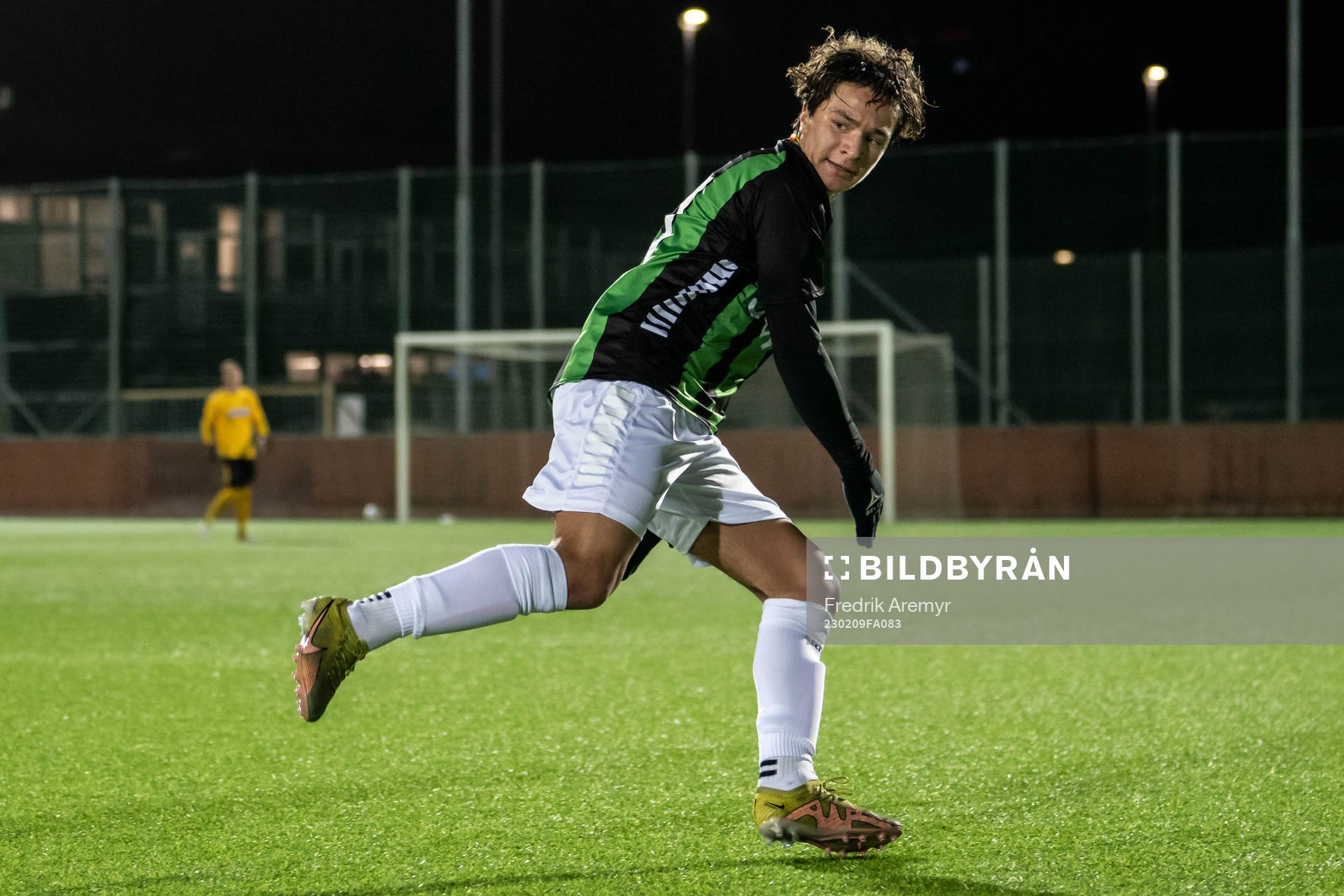 GAIS Alfredo Steiner under träningsmatchen mellan GAIS och Degerfors den 9 februari 2023 i Göteborg. 
