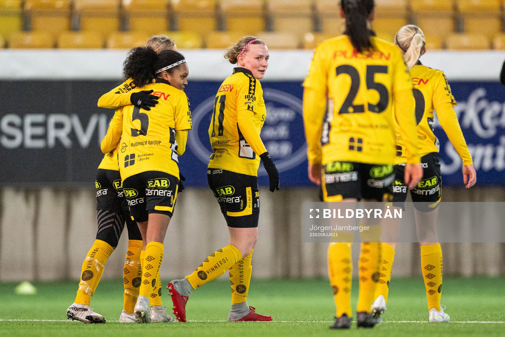 Elfsborgs spelare jublar
