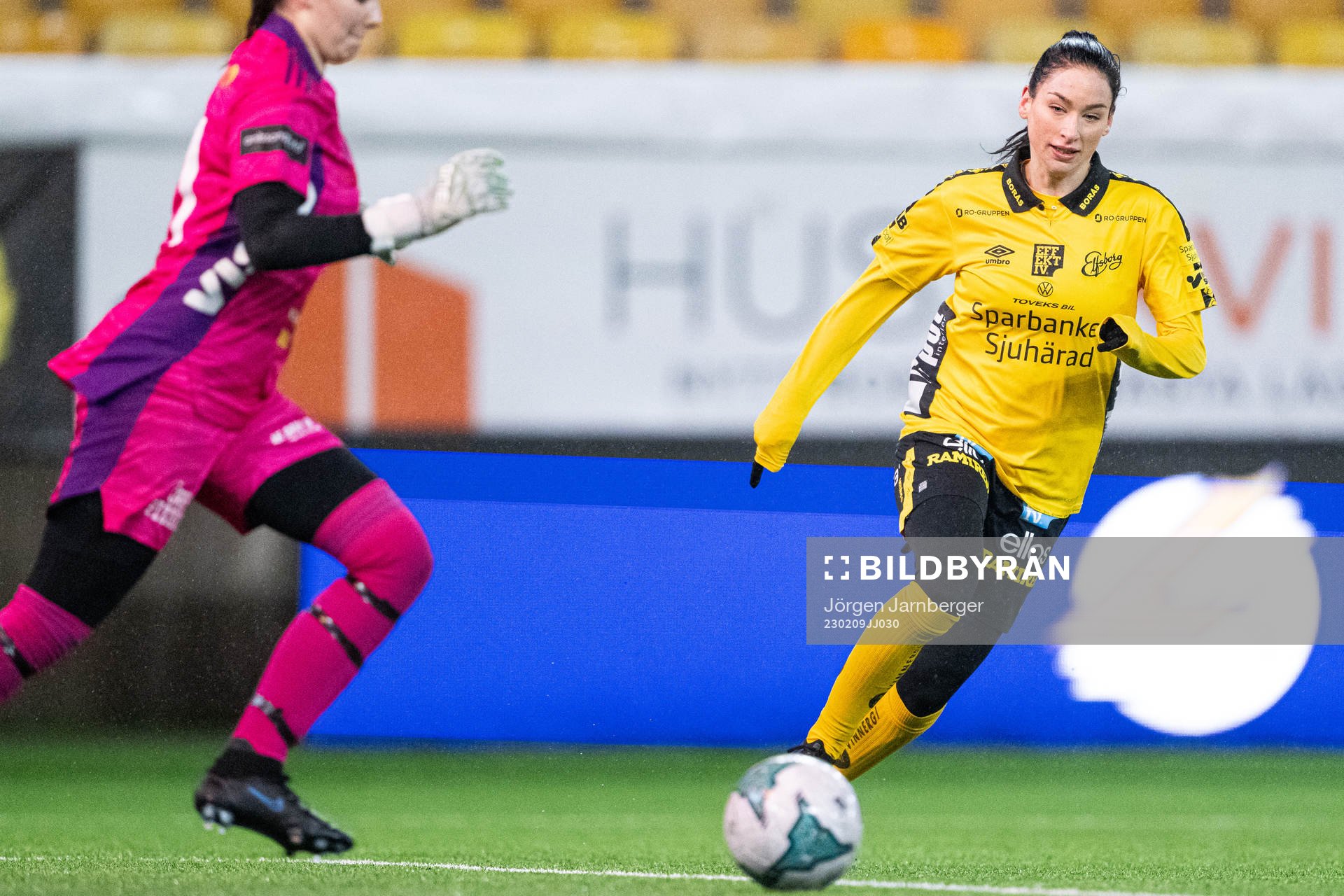 under en träningsmatch i fotboll mellan Elfsborg och IFK