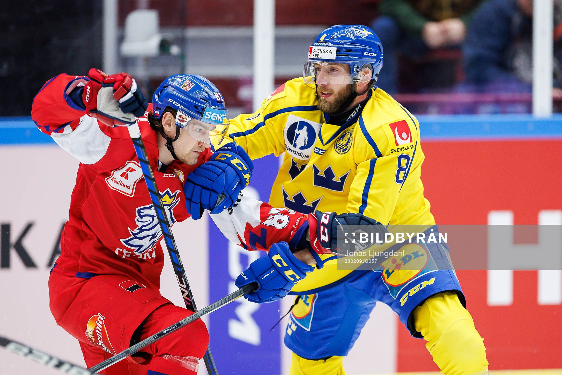 Michal Kovarcik and Petter Granberg of Sweden