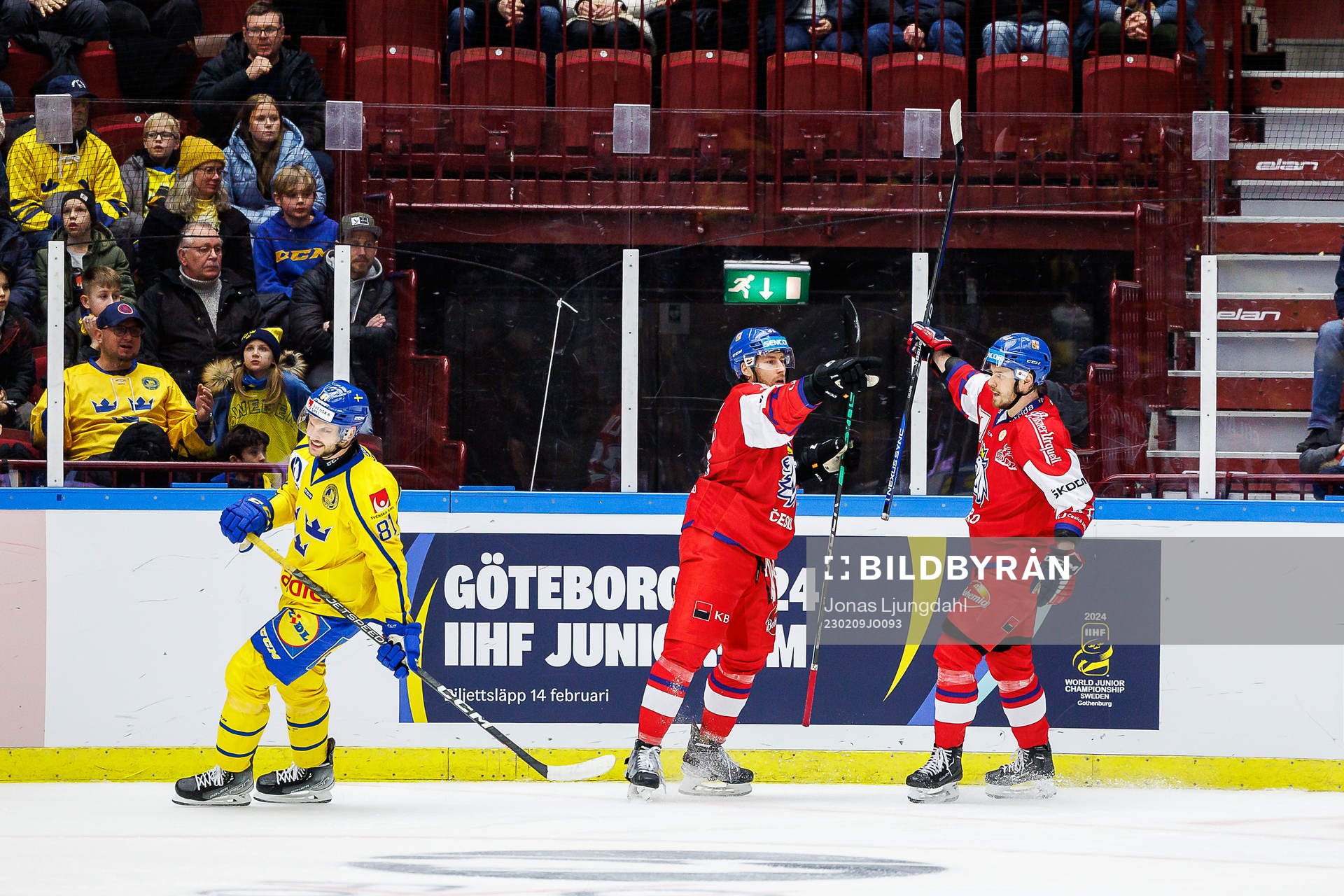 Lukas Klok and Filip Chlapik celebrates