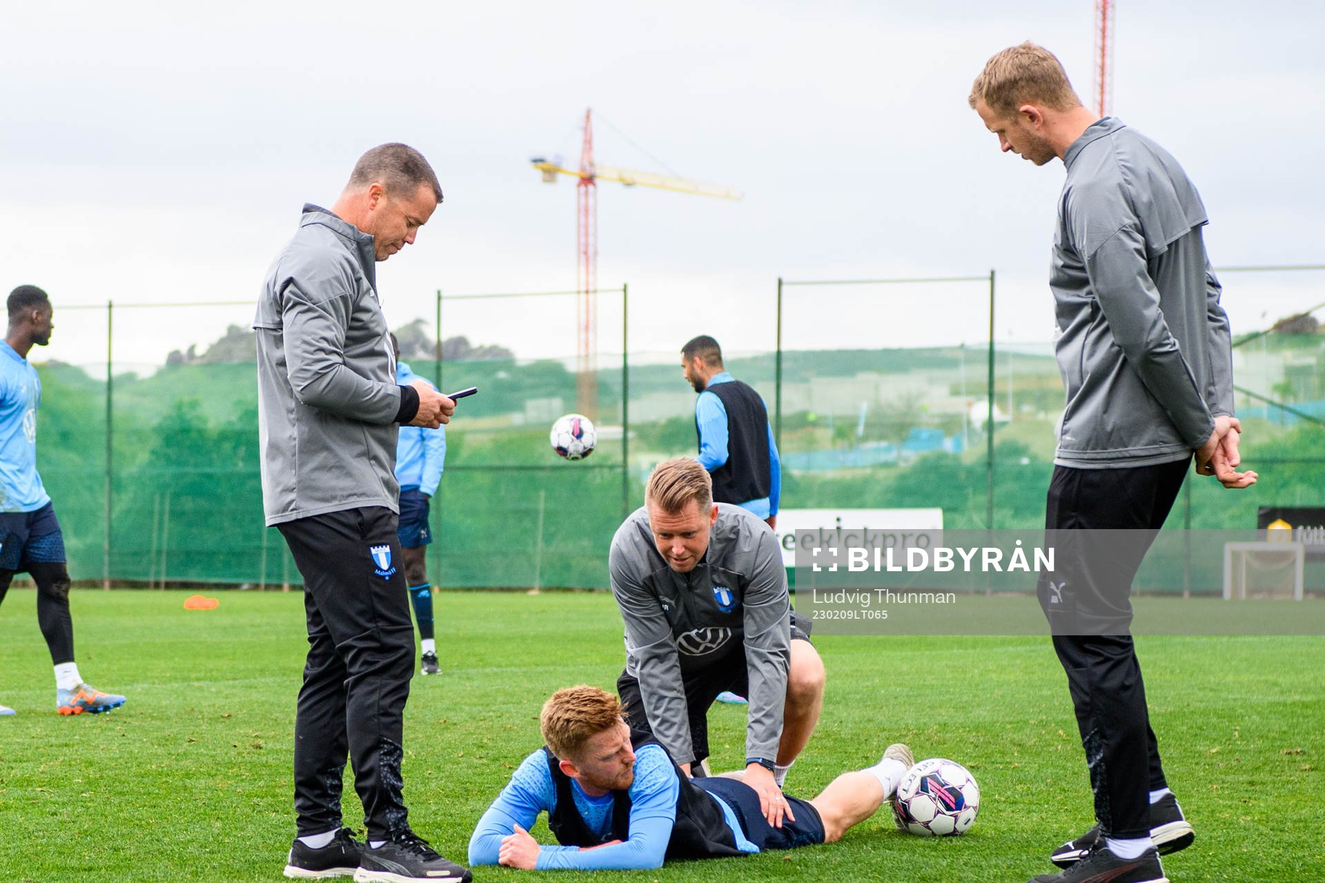 Sportchef Daniel Andersson, fysioterapeut Jesper