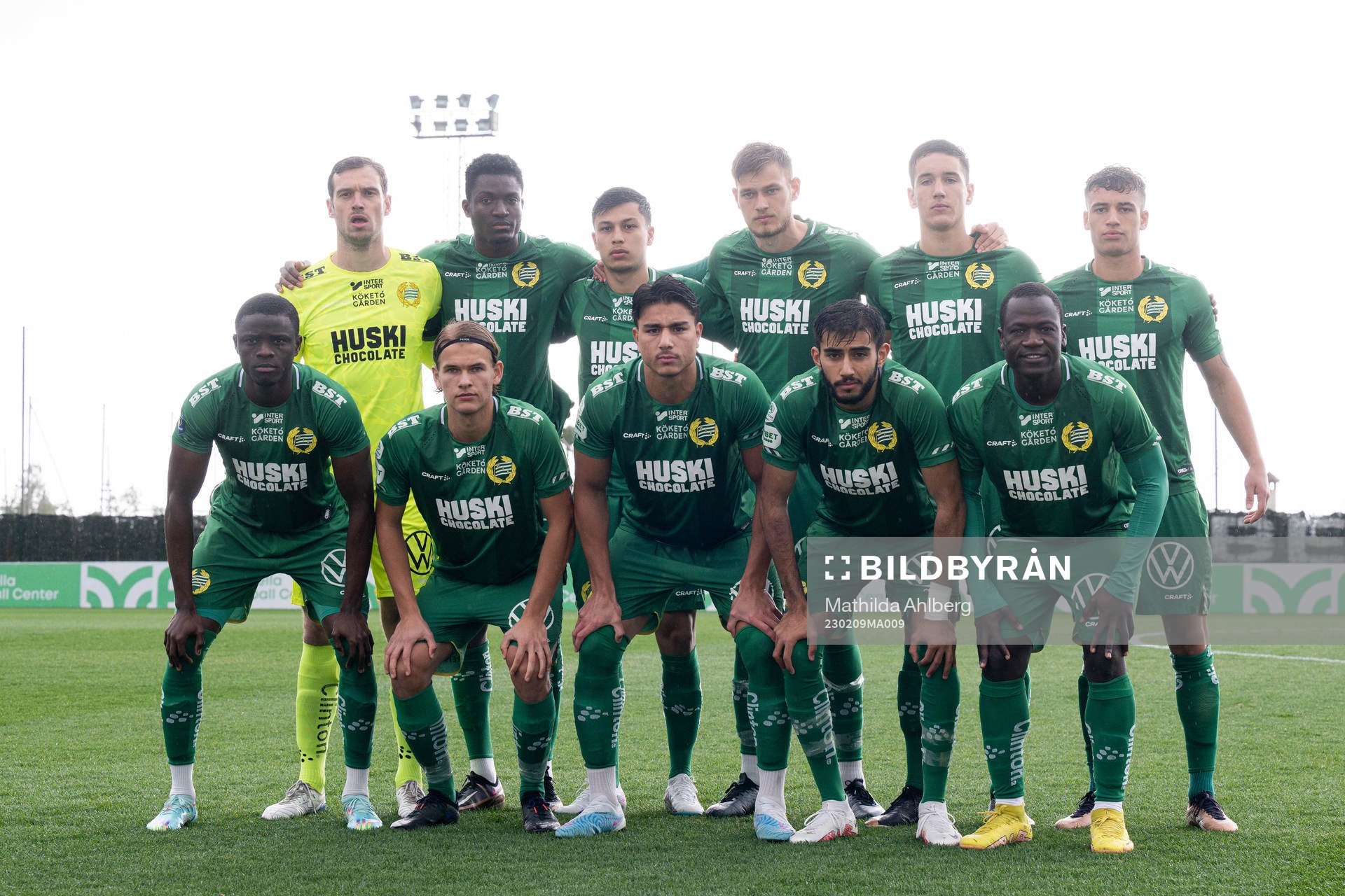 The starting eleven of of Hammarby