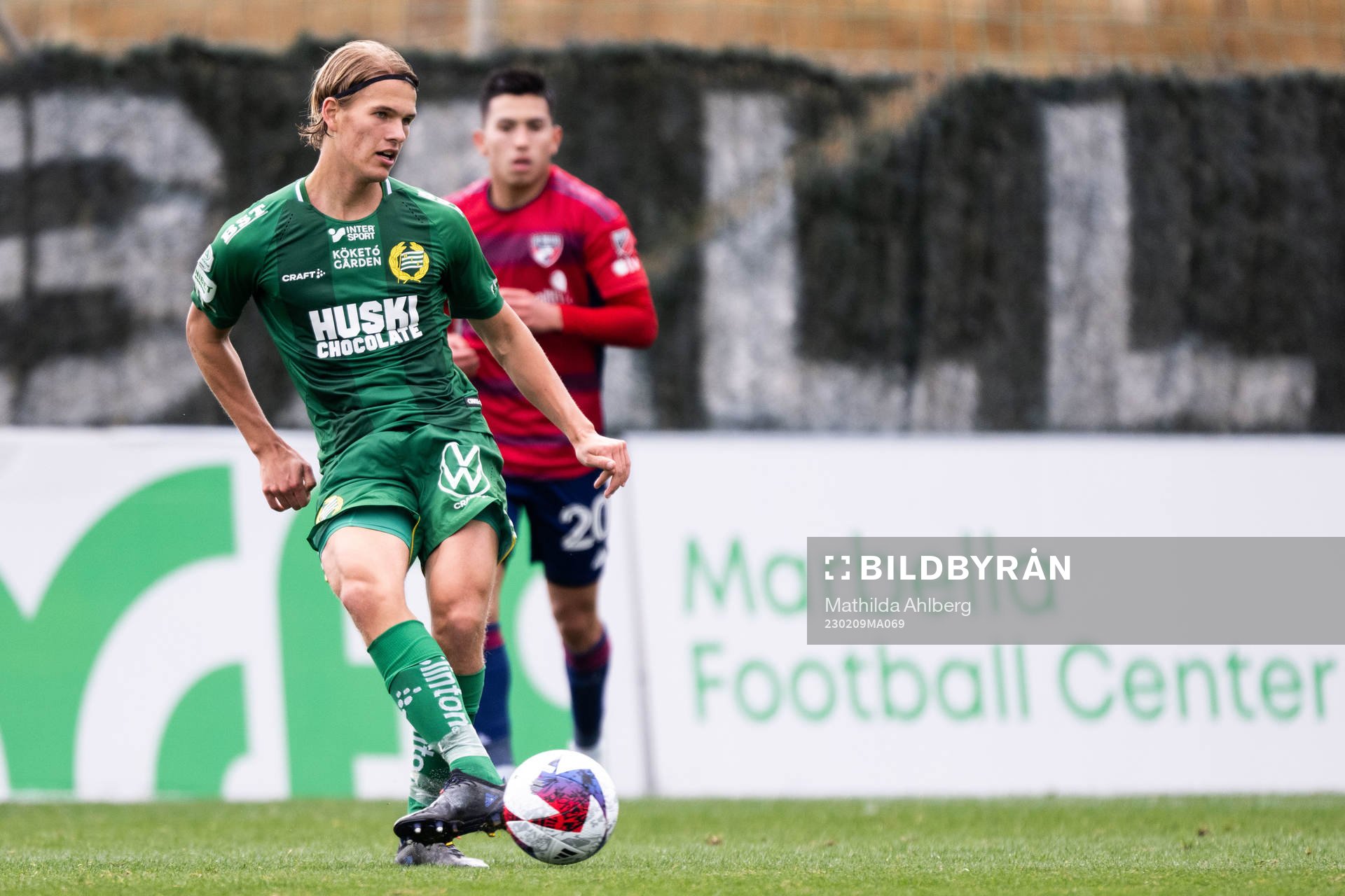 Marcus Karlsson of Hammarby during the Friendly match between Dallas and Hammarby on February 9, 2023 in Marbella. 