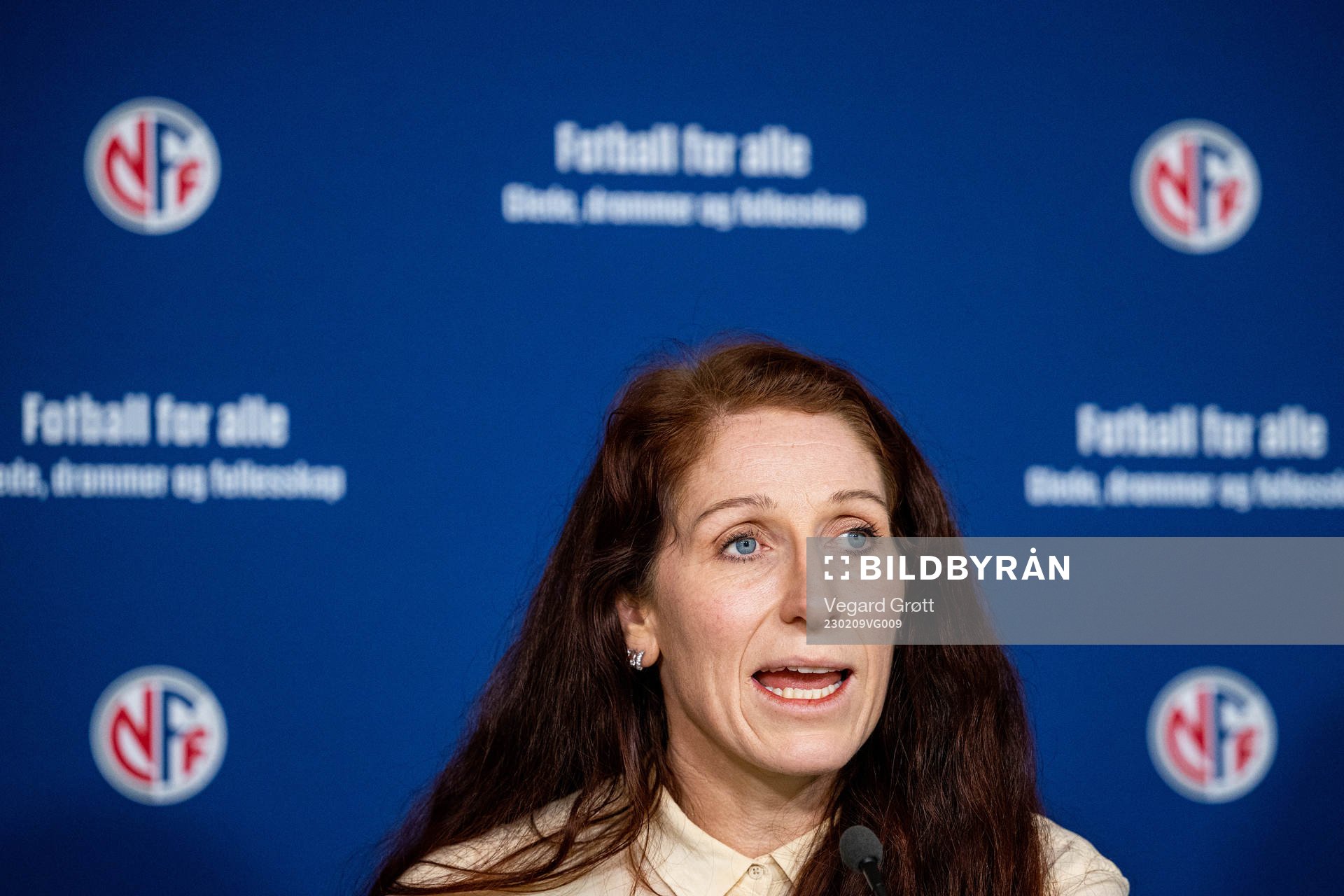 Lise Klaveness, president of the Norwegian Football