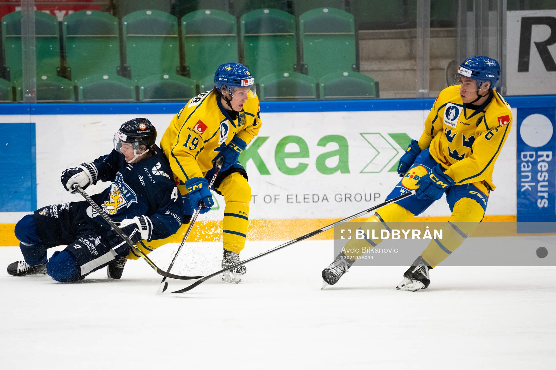 Rasmus Rudslätt of Sweden and Arttu Kärki of Finland