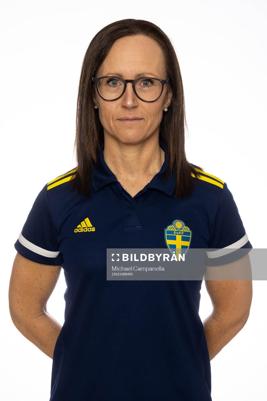 Domare Pernilla Larsson poserar för ett porträtt den 10 februari 2023 i Stockholm. 
