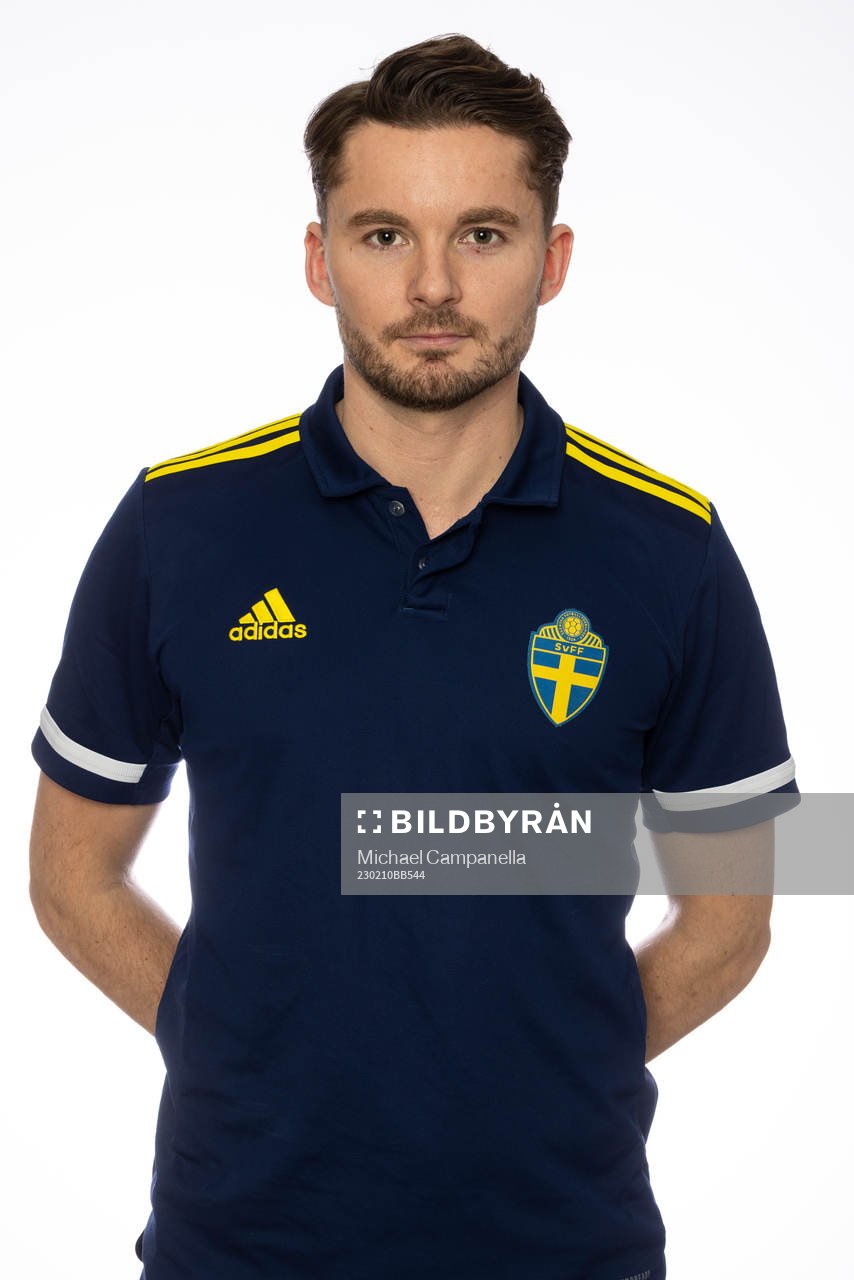 Domare Joakim Östling poserar för ett porträtt den 10 februari 2023 i Stockholm. 