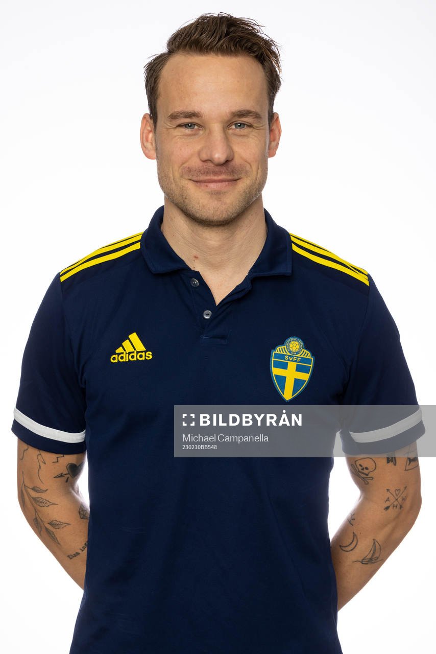 Domare Kristoffer Karlsson poserar för ett porträtt den 10 februari 2023 i Stockholm. 