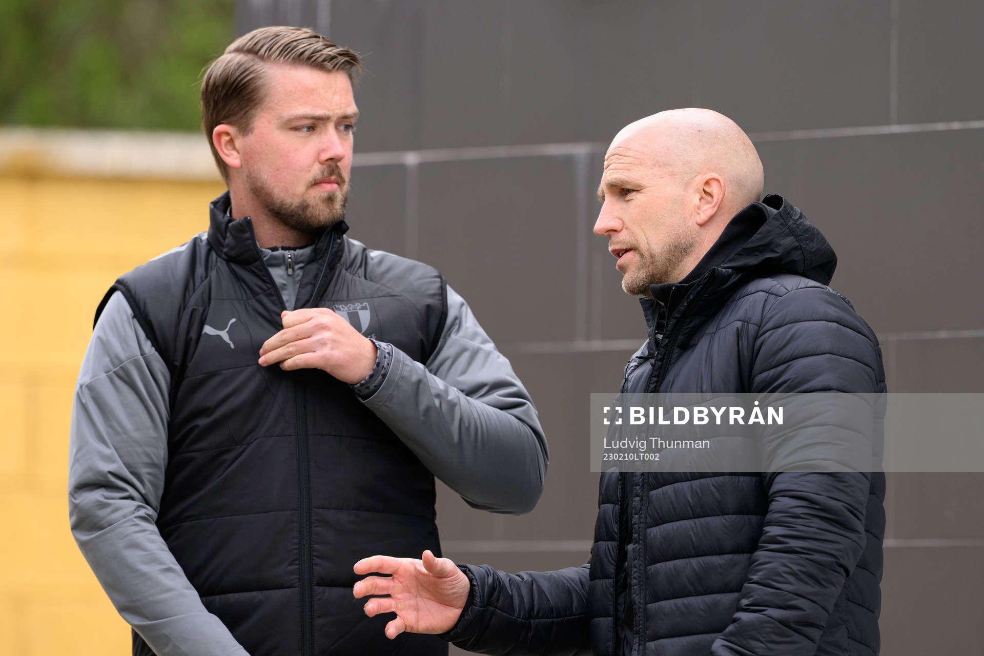Assistant coach Theodor Olsson and Head coach Henrik