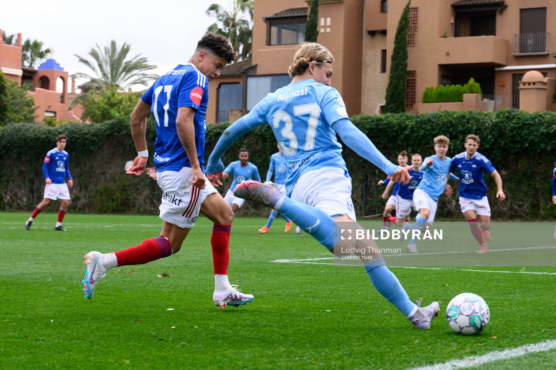 during the friendly football match between Malmö FF and