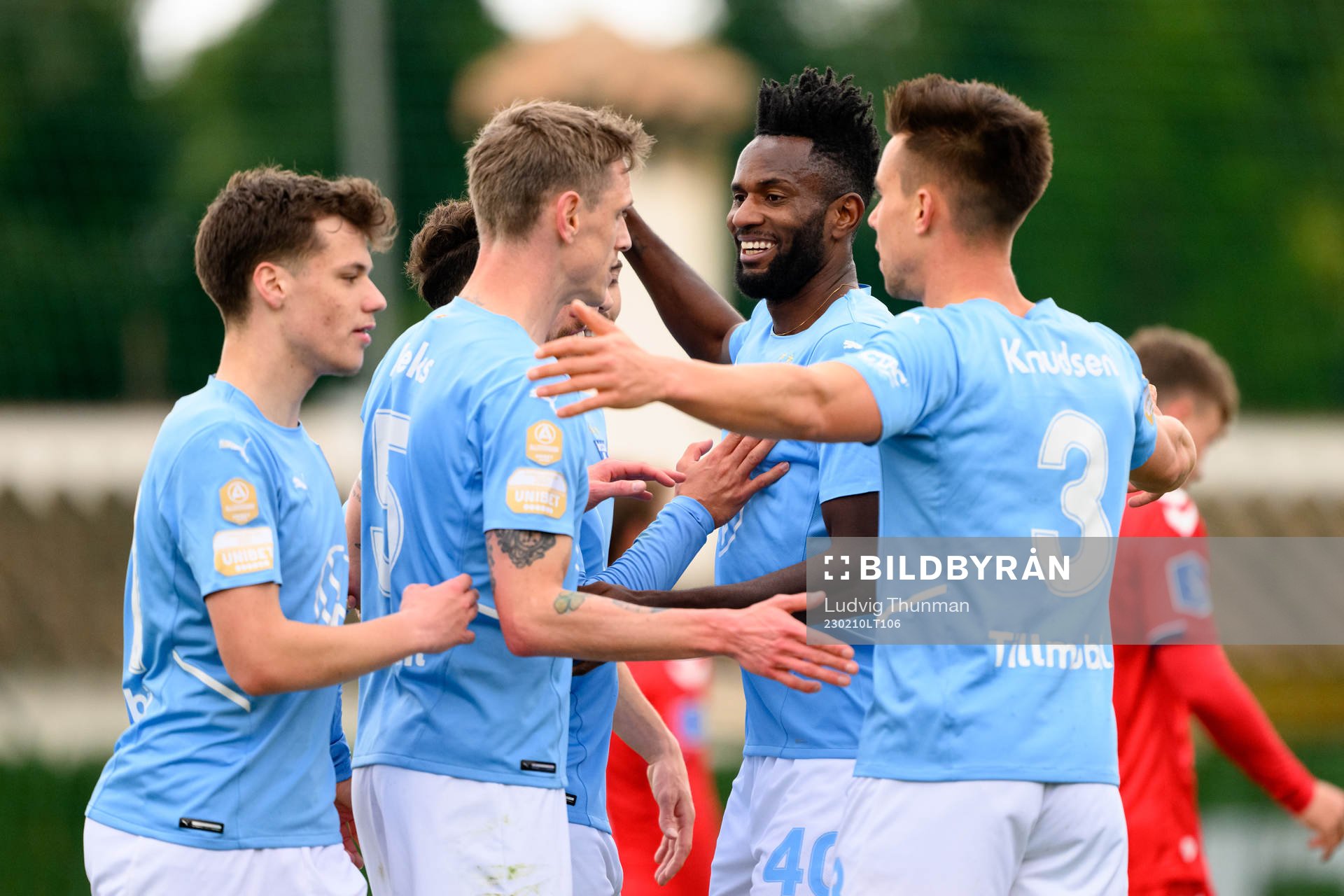 Players of Malmö FF celebrates