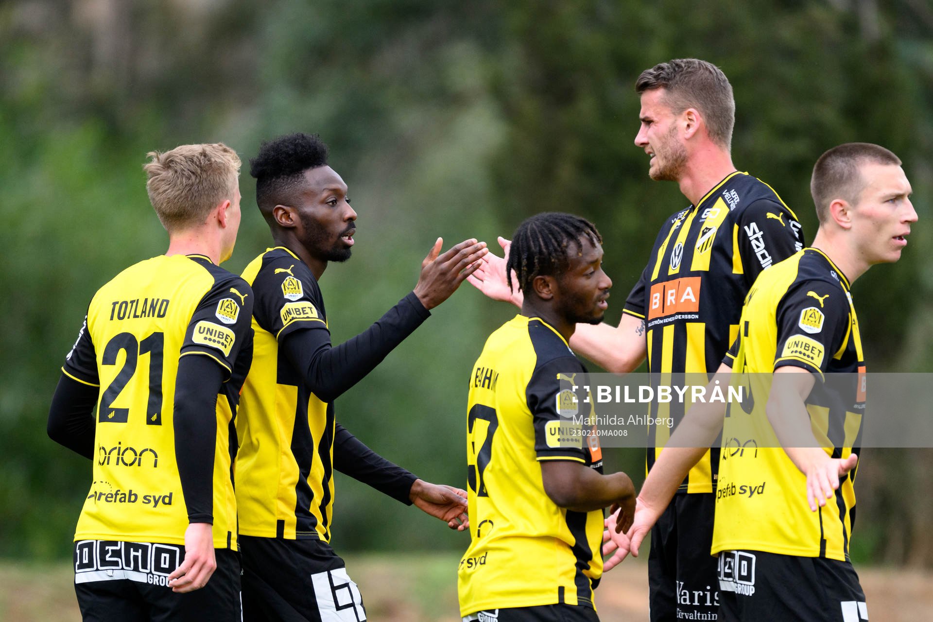 Blair Sebastian Turgott of Häcken celebrates