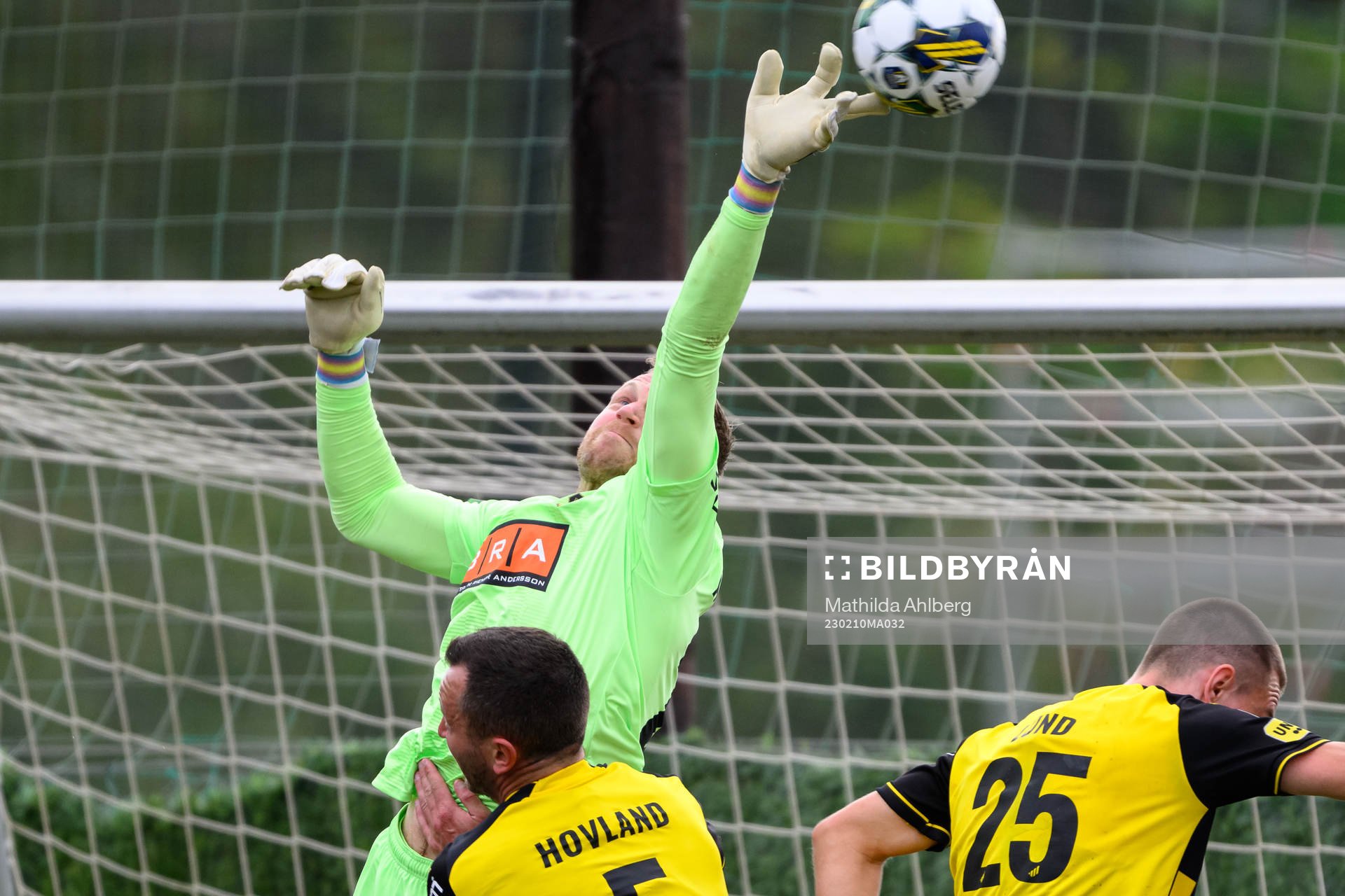 Goalkeeper Peter Abrahamsson of Häcken