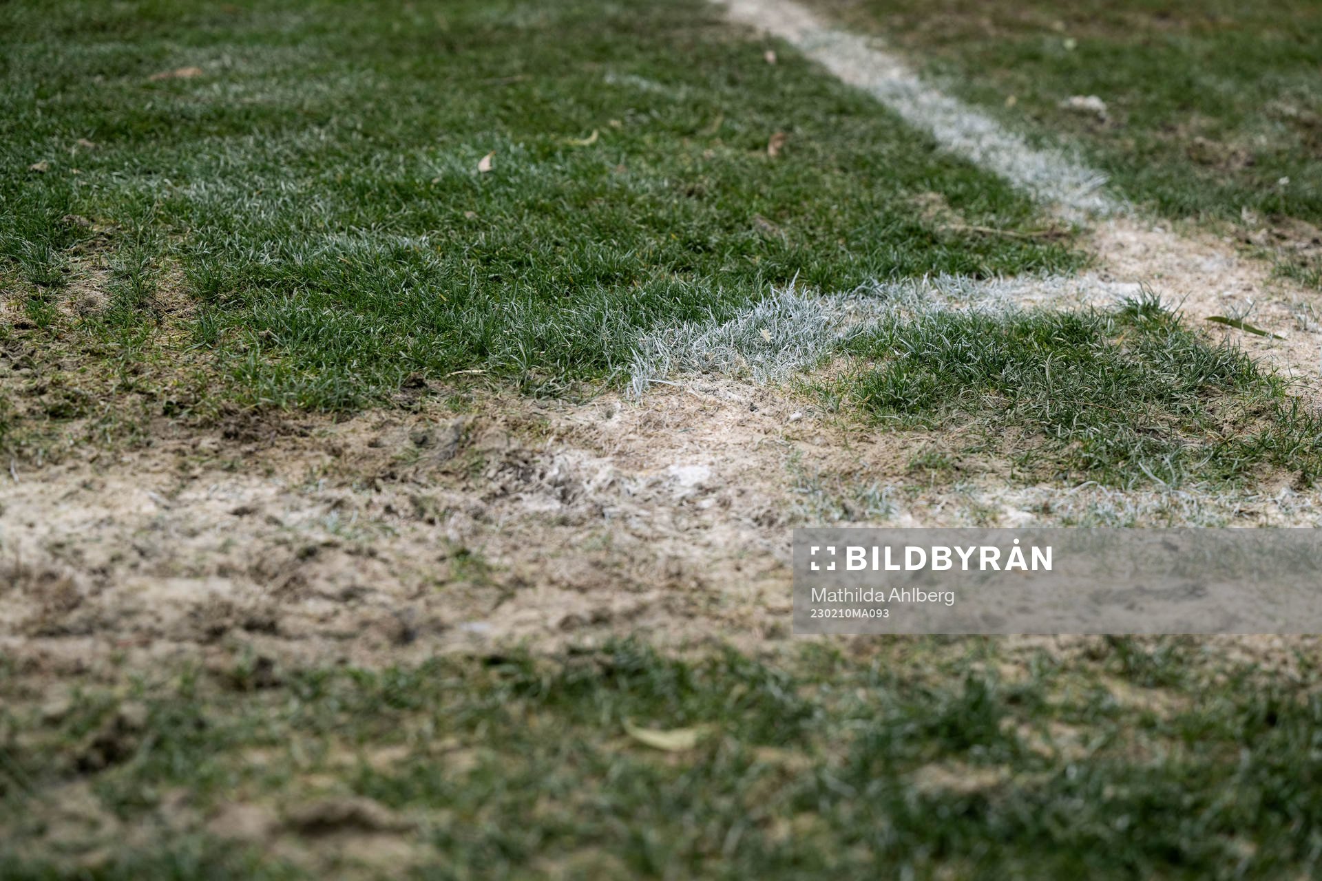 Mud on the pitch